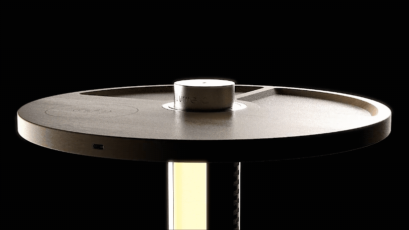 Table，Home Furnishing，multi-function，Wireless charging，lighting，