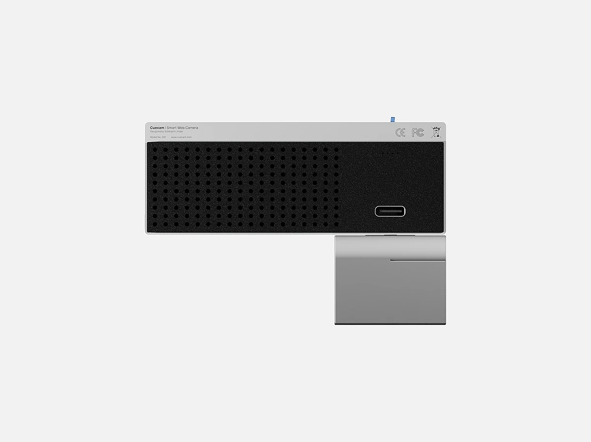Cuecam，Built-in secondary screen，Real-time subtitles，Webcam，Compact design，