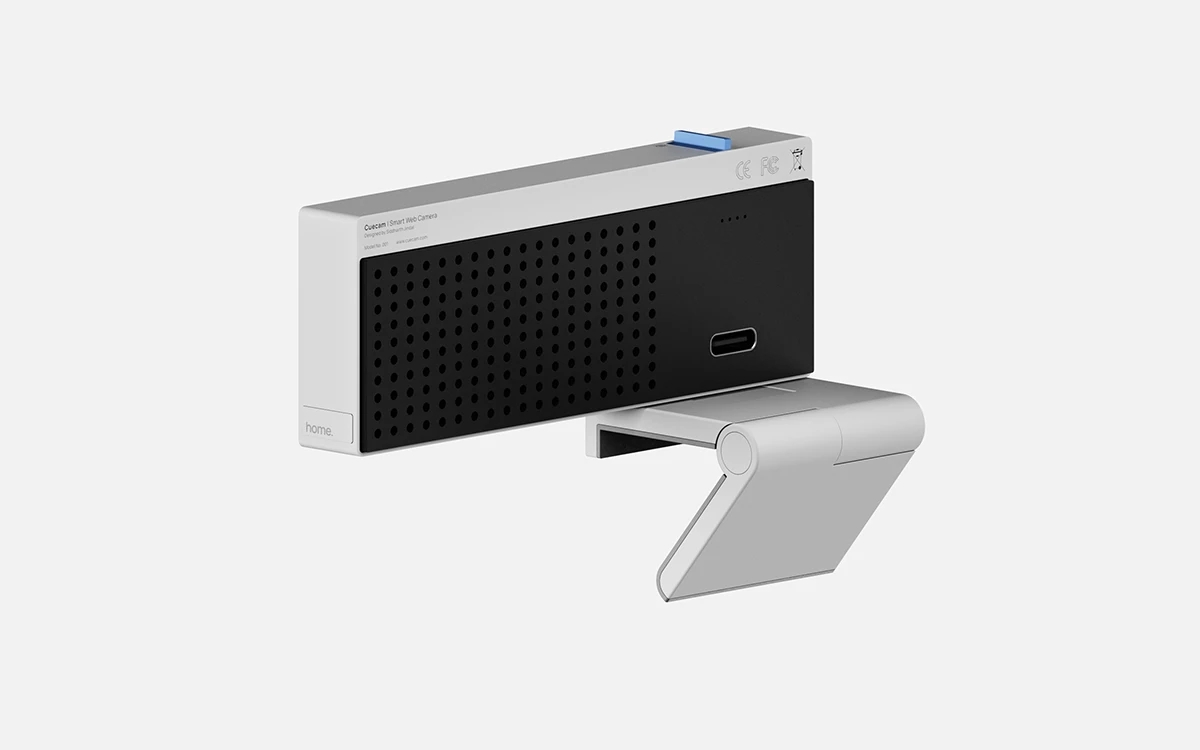 Cuecam，Built-in secondary screen，Real-time subtitles，Webcam，Compact design，