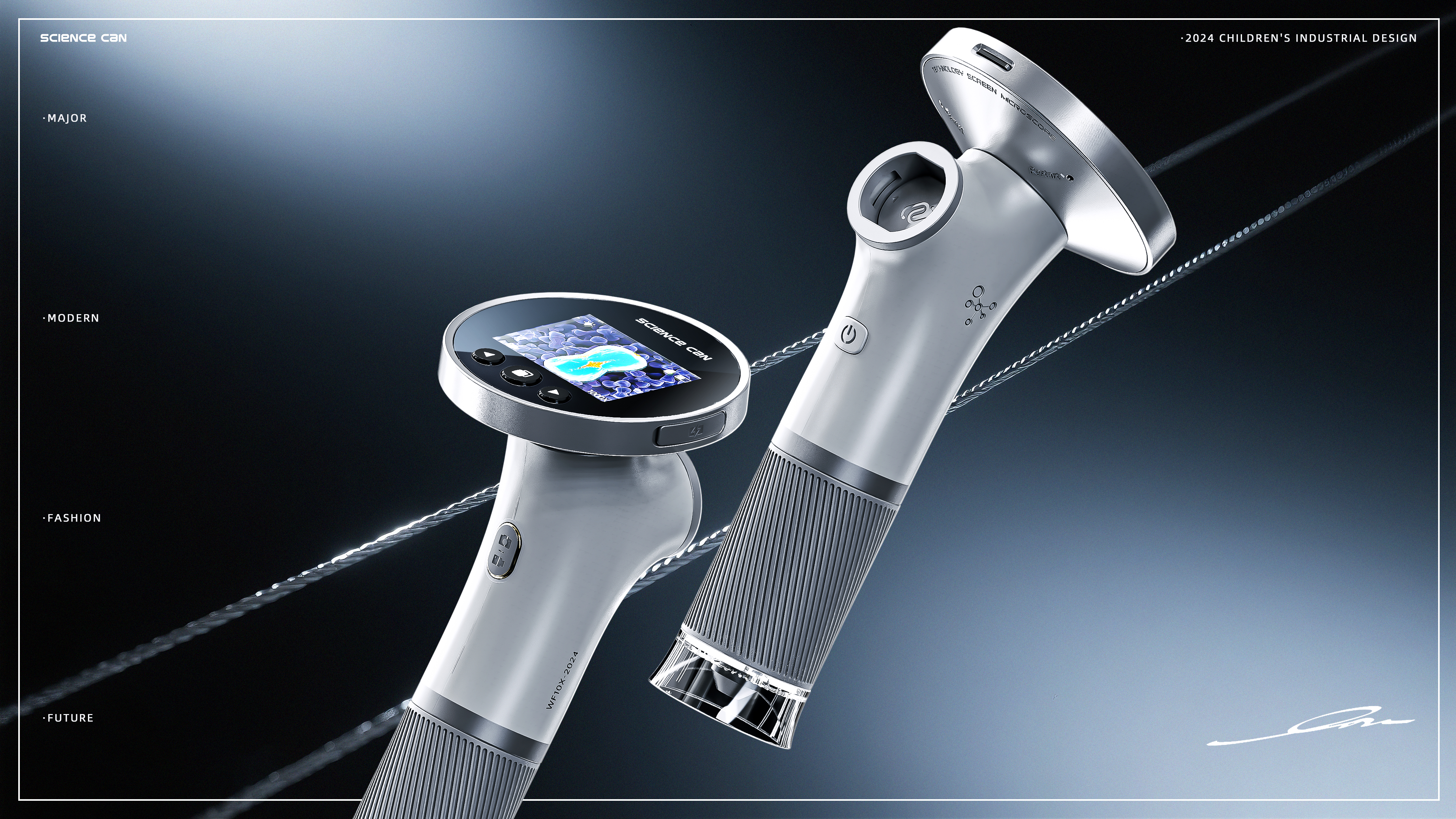 Children's products，Microscope，Children's microscope，Digital intelligence，Children's Toys，Instrument design，electronic product，Outdoor exploration，