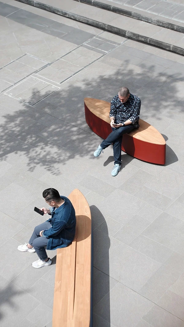 Sampan Bench，Multi element，Public seat，outdoors，Tembusu，