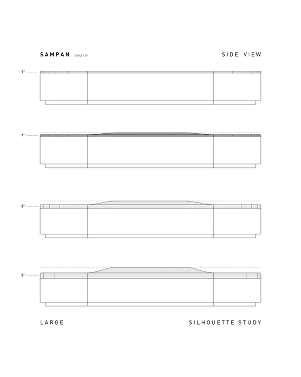 Sampan Bench，Multi element，Public seat，outdoors，Tembusu，
