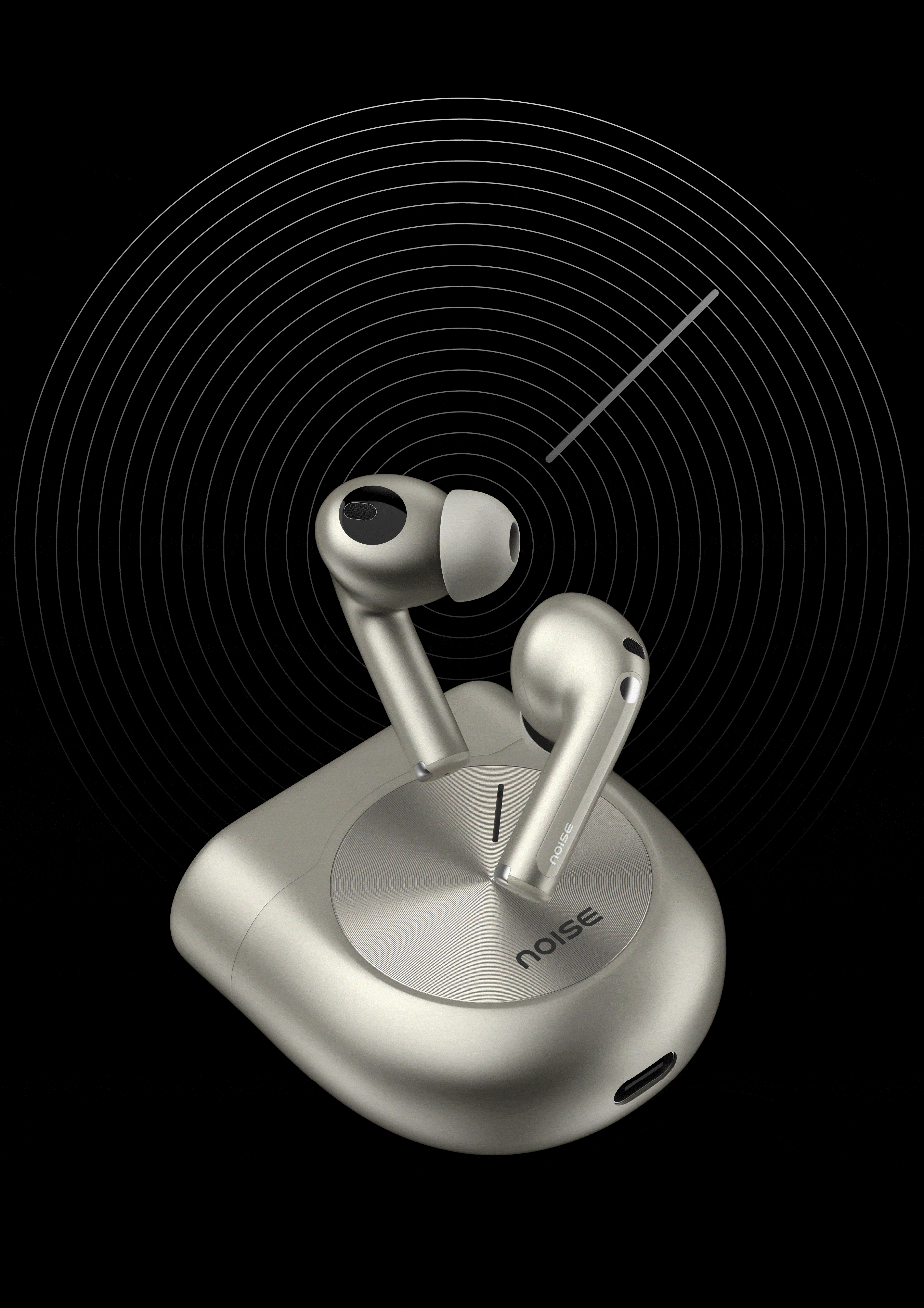 product design，NOISE，Bluetooth headset，3C digital，Product appearance design，