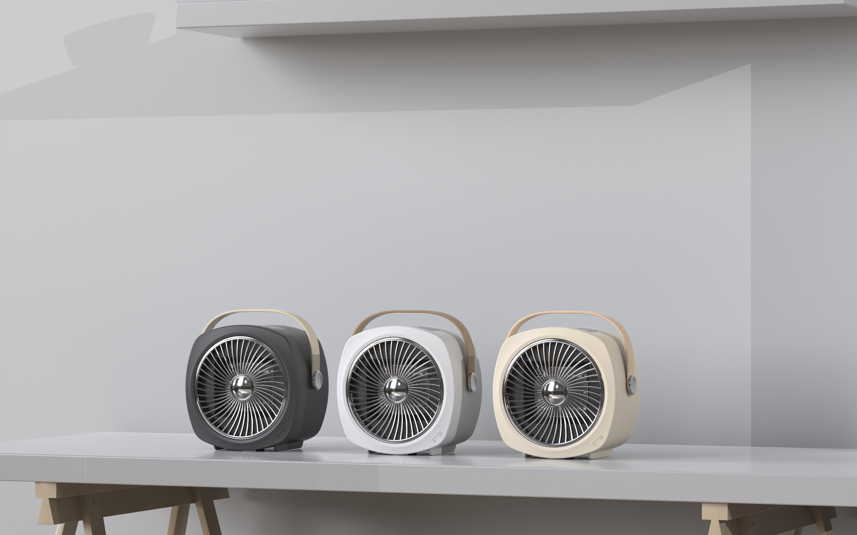 Desktop heater，Fan，product design，Electric heater，