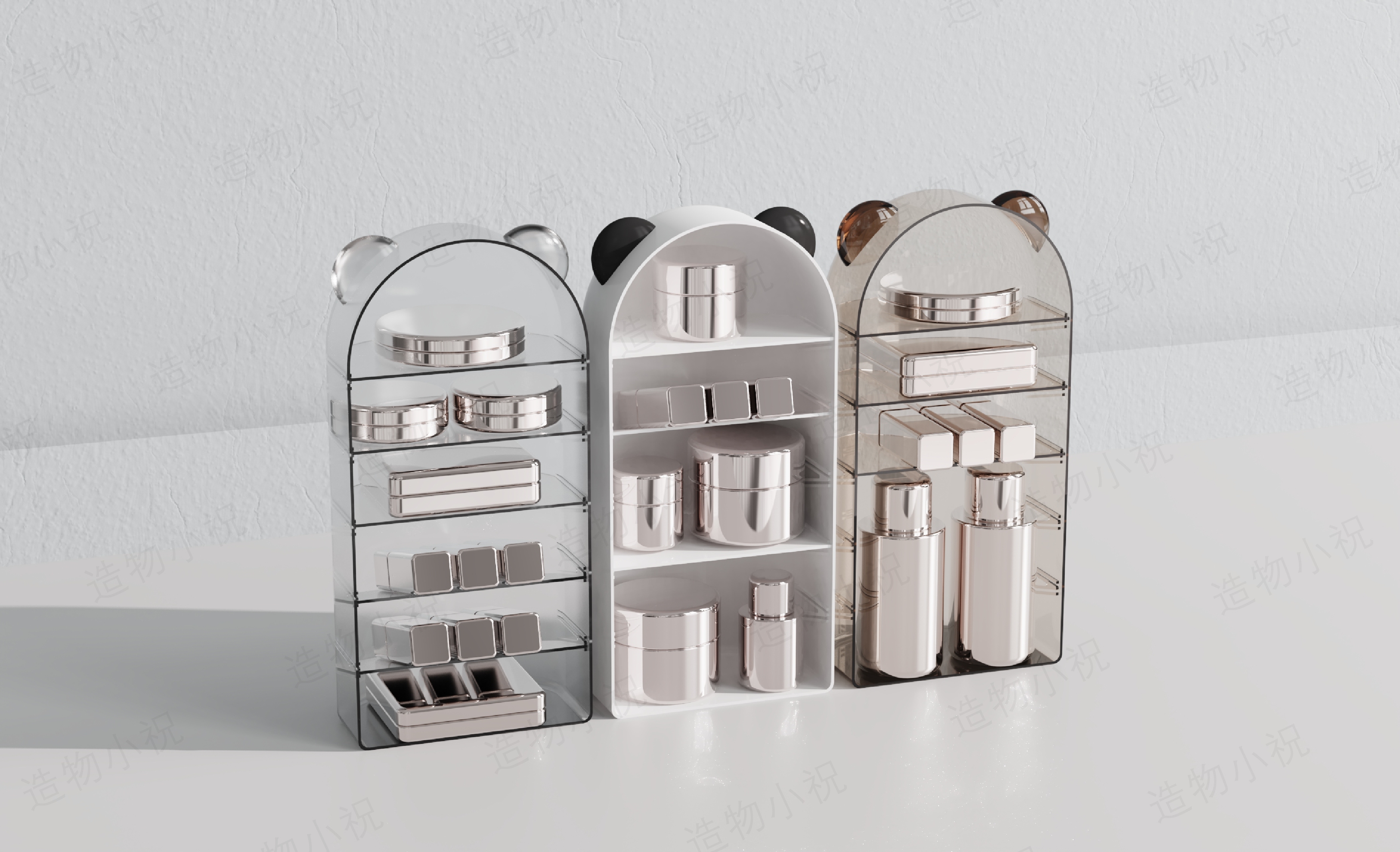 Makeup storage，Layer frame，Make up，Receive，storage box，