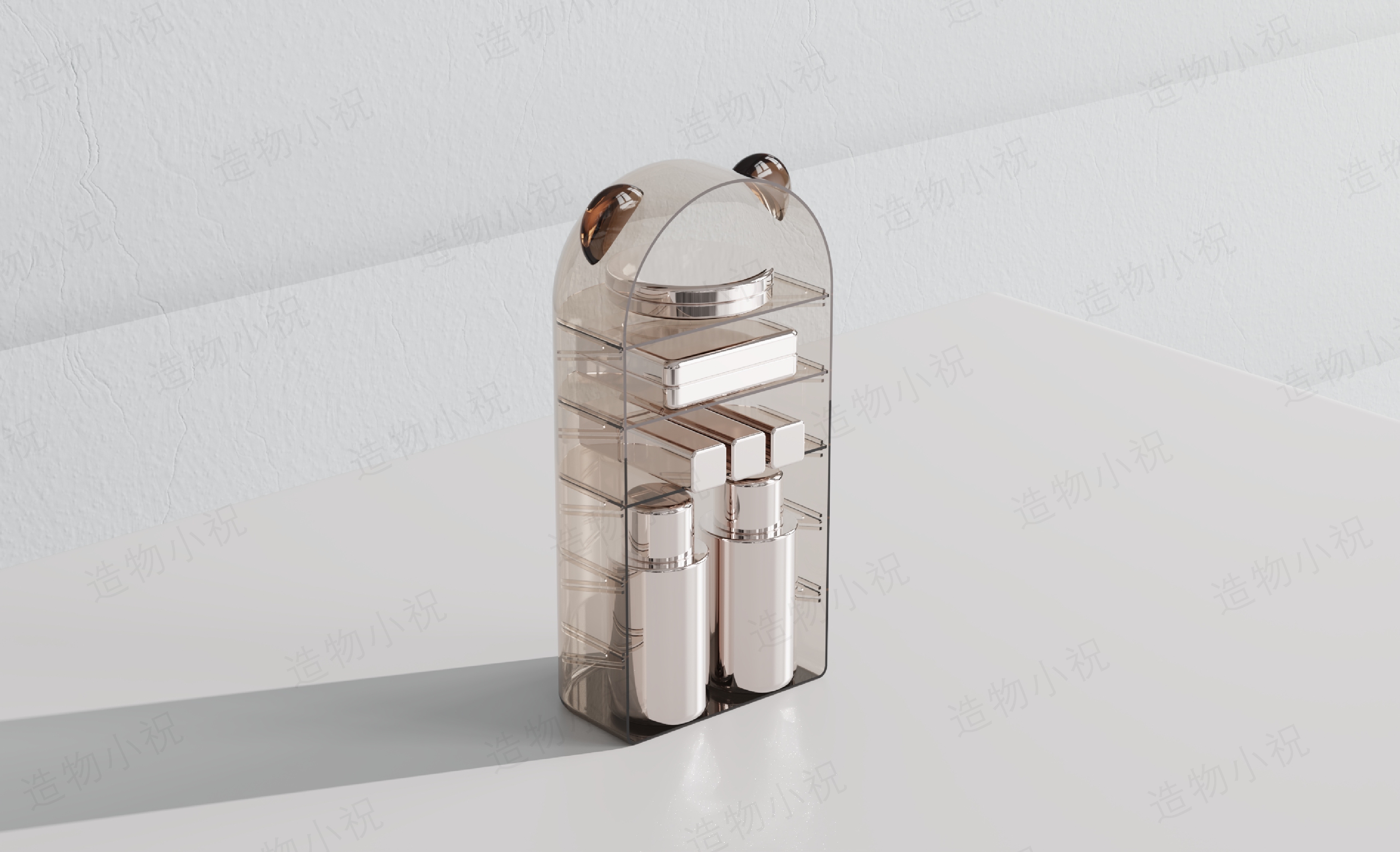 Makeup storage，Layer frame，Make up，Receive，storage box，