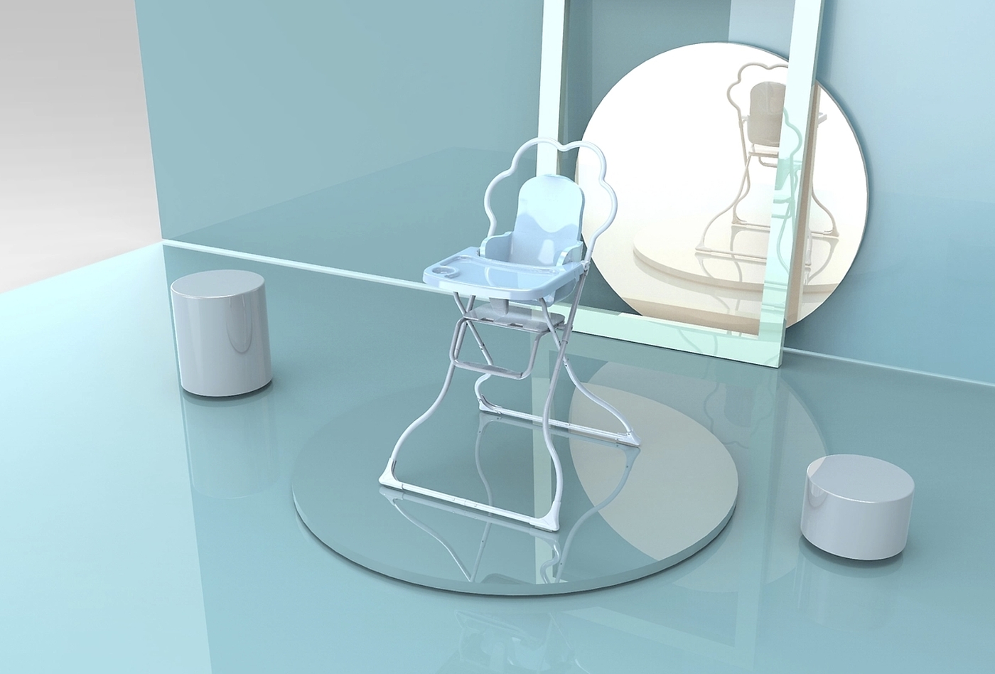 High chair ，