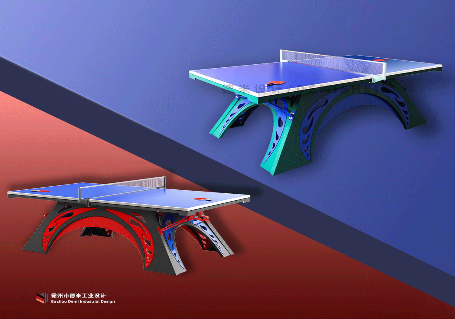 Table tennis table，sports goods，product design，industrial design，