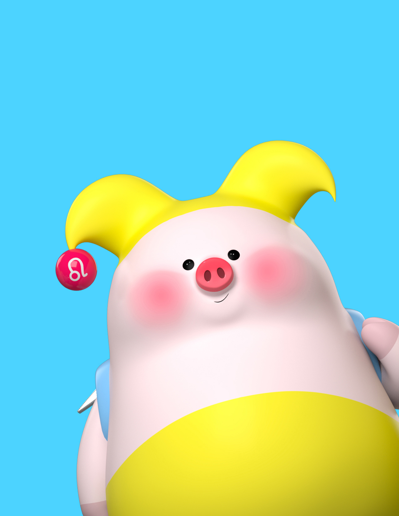 Cartoon，comic，pig，Design，Art，