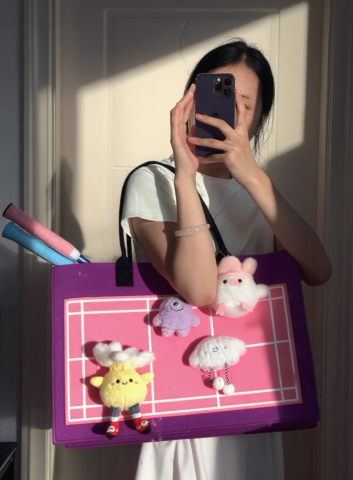 badminton，girls playing badminton，reticule，Design，product design，