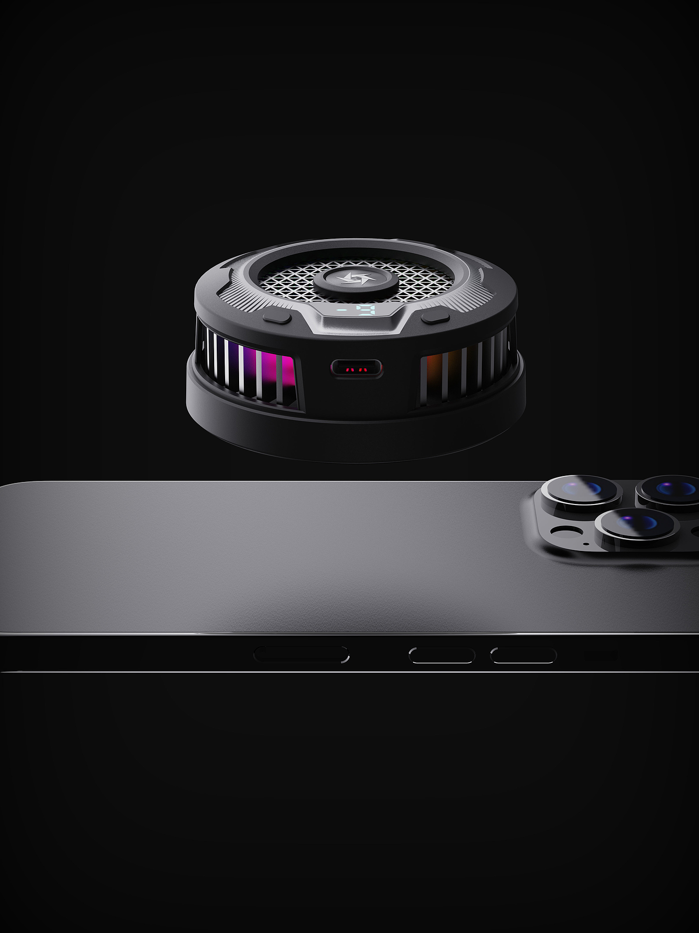 Mobile phone radiator，semiconductor heat sink，Magnetic attraction，refrigeration icing，game，Wireless charging，