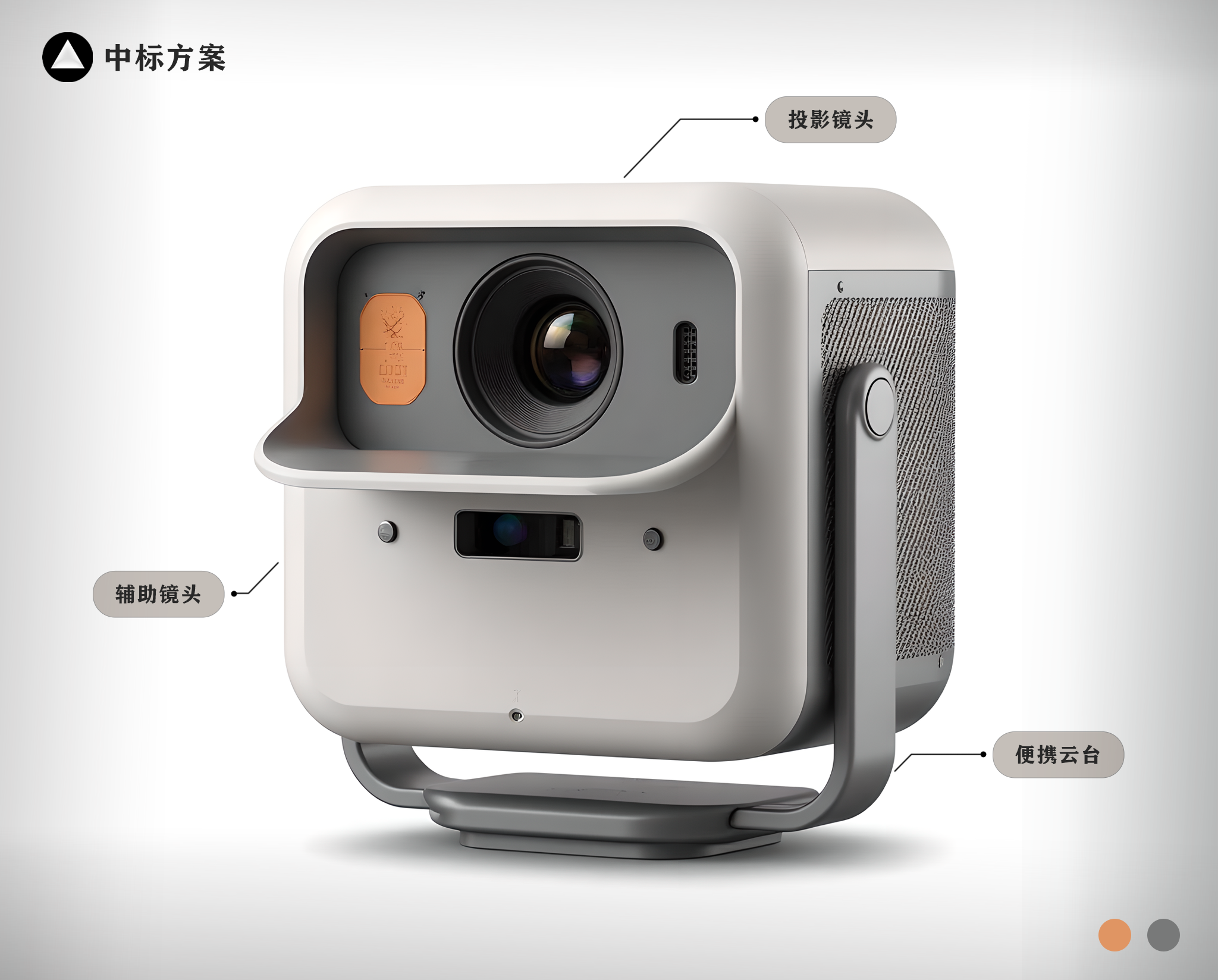 Use of AI tools，Rapid design，high-quality，Projector design，millet，