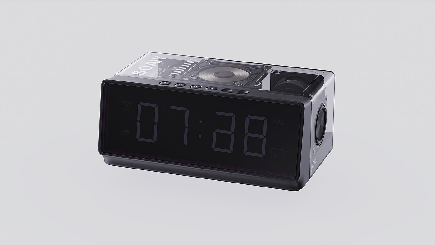 industrial design，product design，Appearance design，alarm clock，sound，Alarm clock sound，