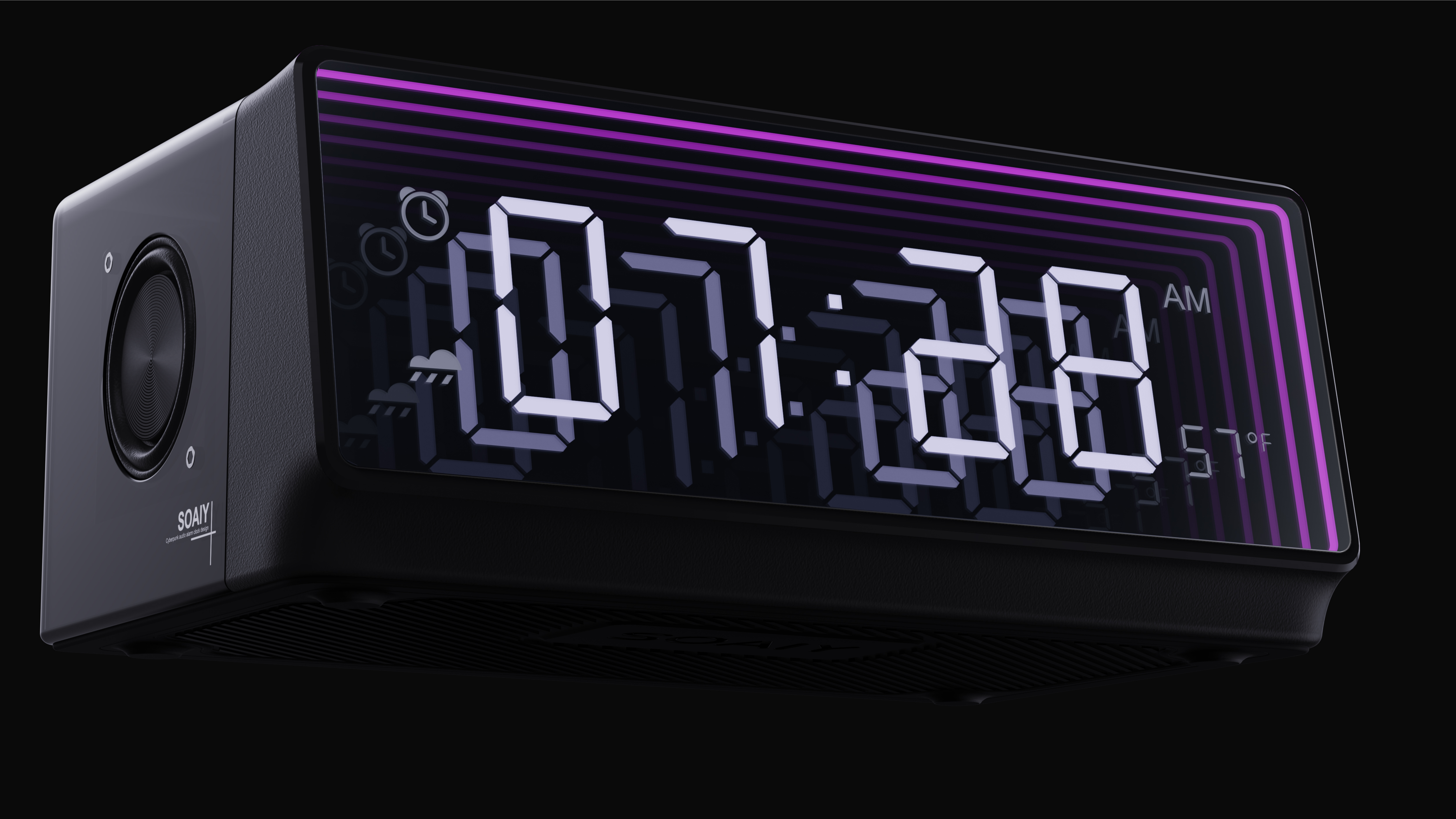 industrial design，product design，Appearance design，alarm clock，sound，Alarm clock sound，