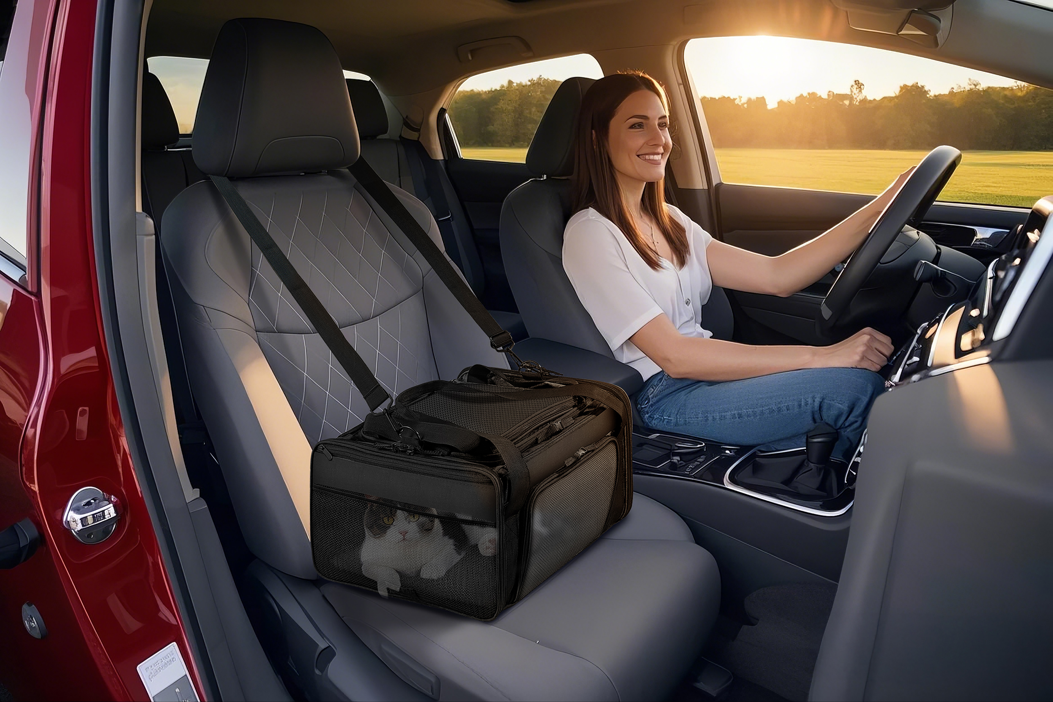 Pet travel bag, pet bag, pet travel，