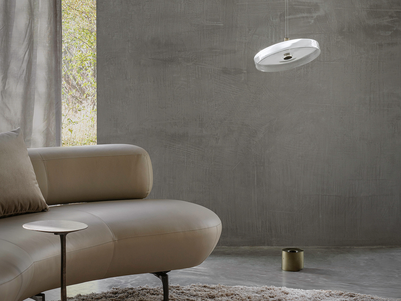 Luno Lamp，Piet Boon，Adjustable halo，Minimalist design ，Halo atmosphere，