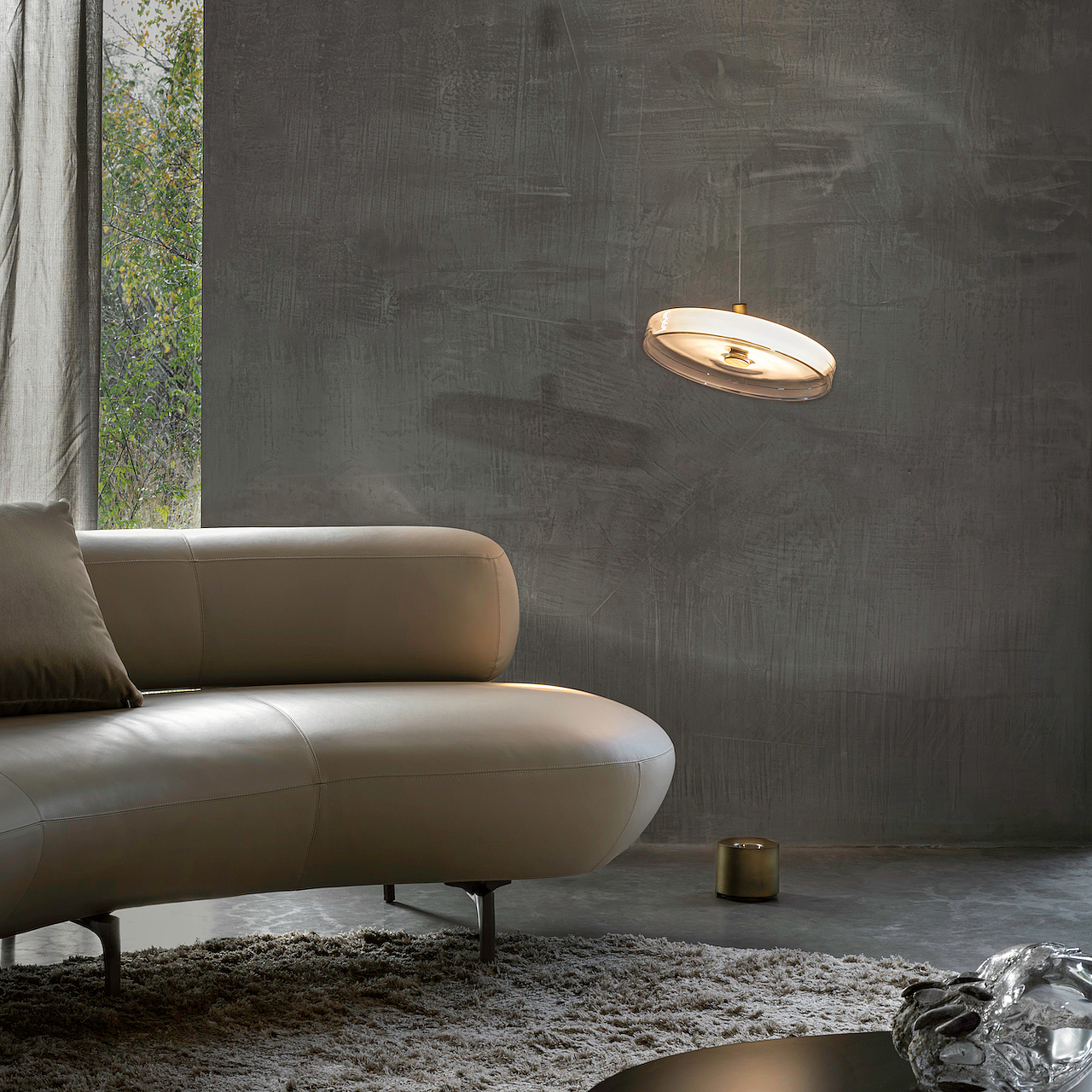 Luno Lamp，Piet Boon，Adjustable halo，Minimalist design ，Halo atmosphere，