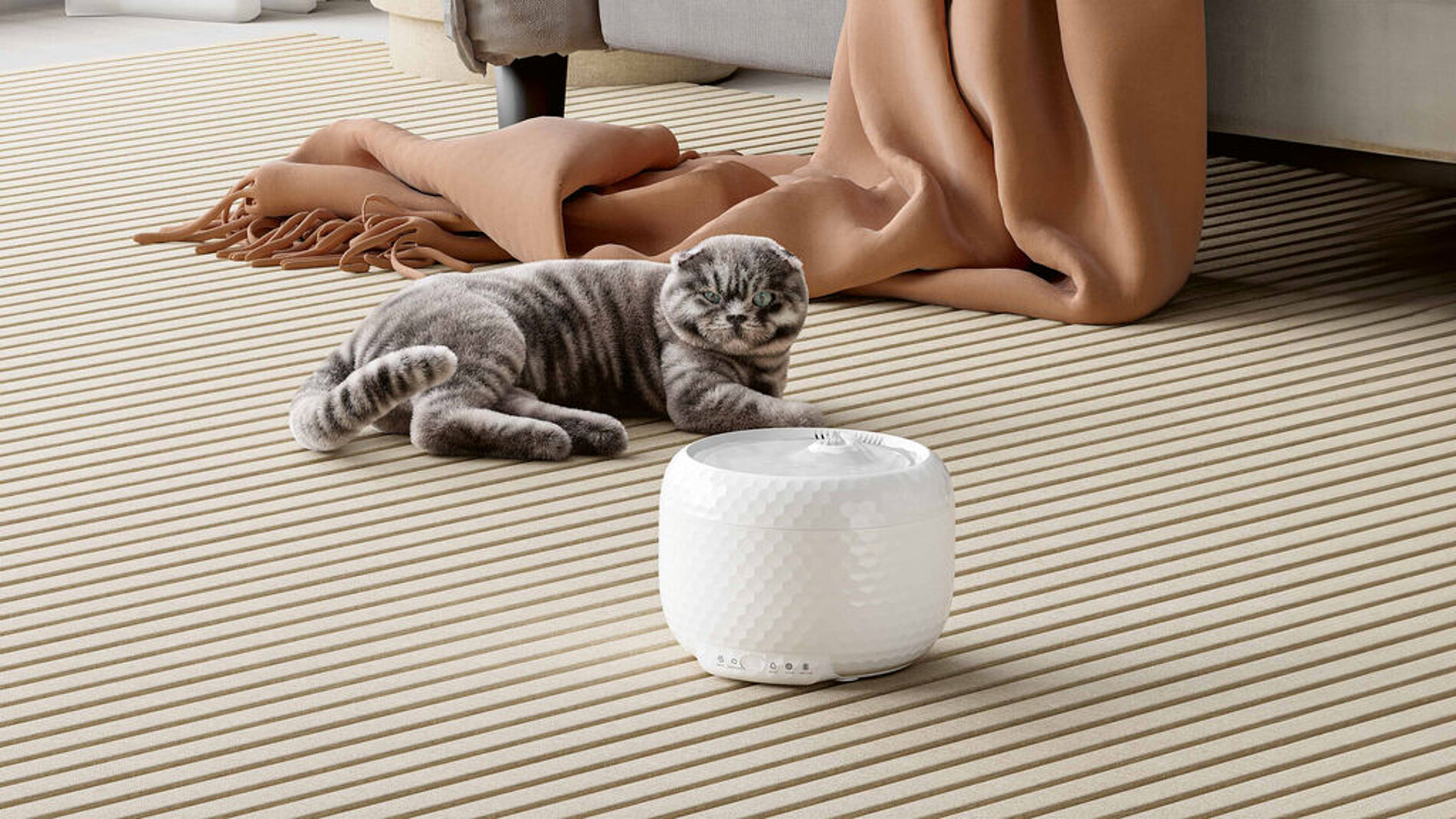 Pet Supplies & Pet，Water dispenser，Feeder，product design，industrial product，Zhejiang One Point，Red dot award，If Award，