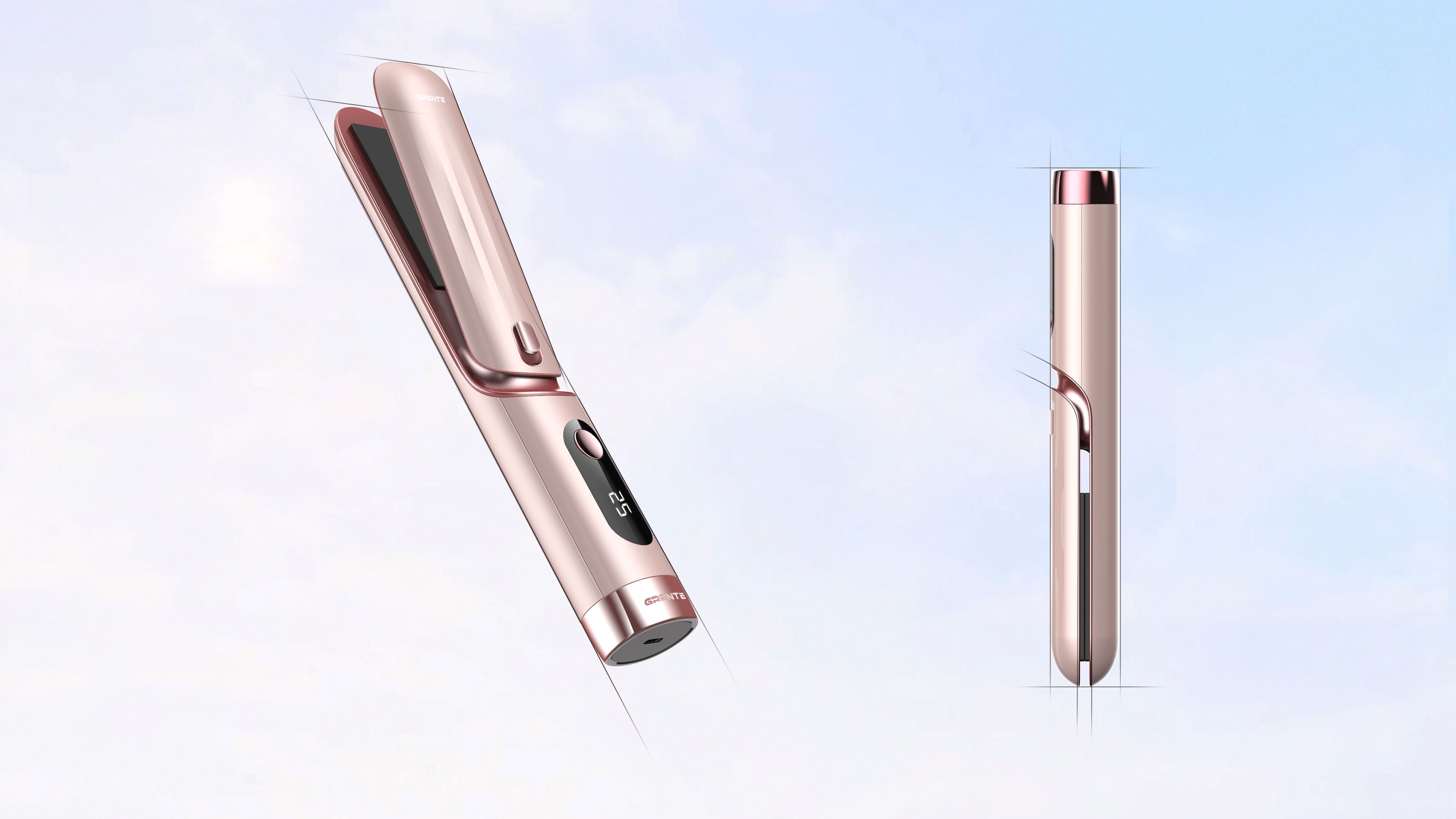 2D Sketch，Hair stick，Curly hair，Hair，Curling Clip，