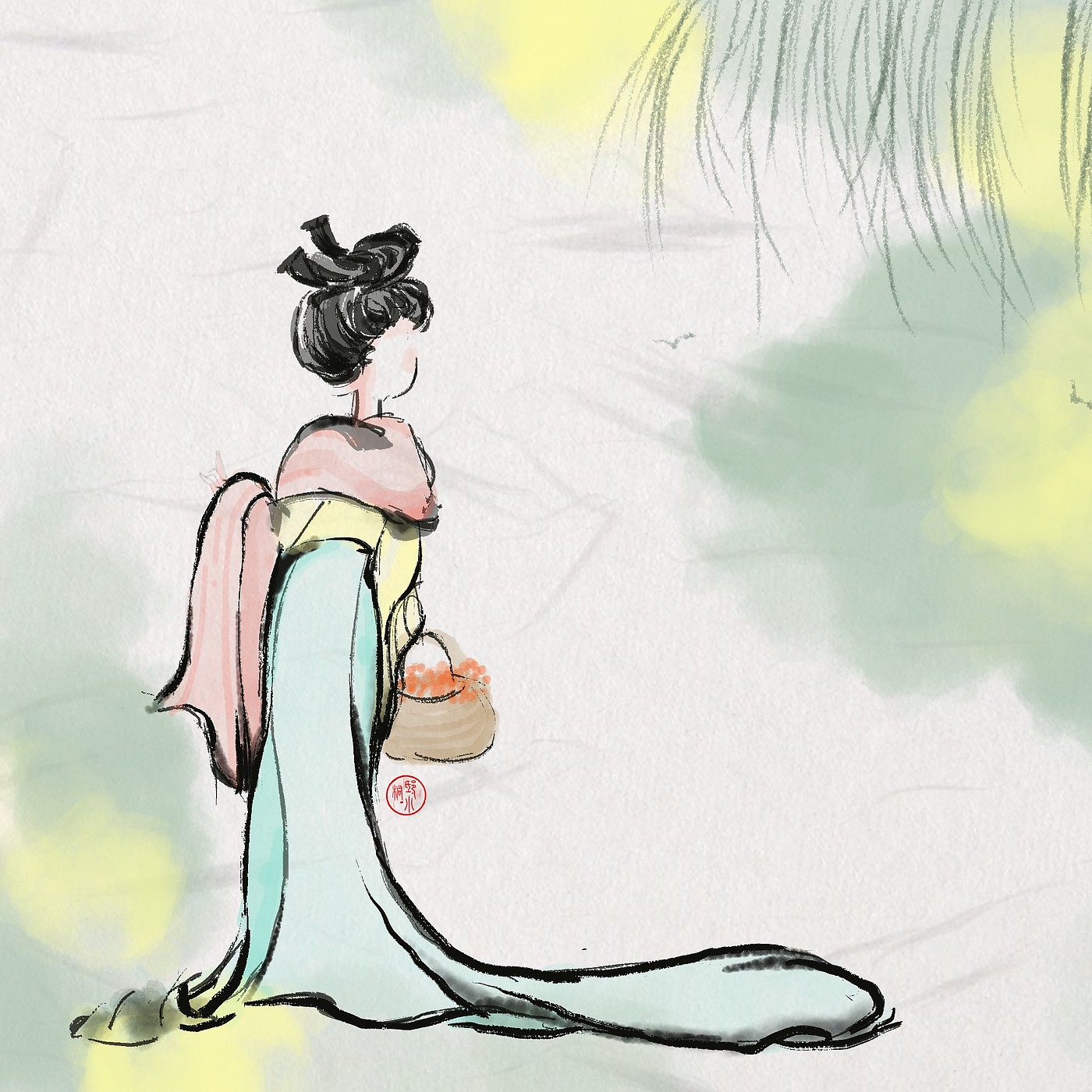 painting, creative, procerate painting，painting，Creative design，Hand drawn，