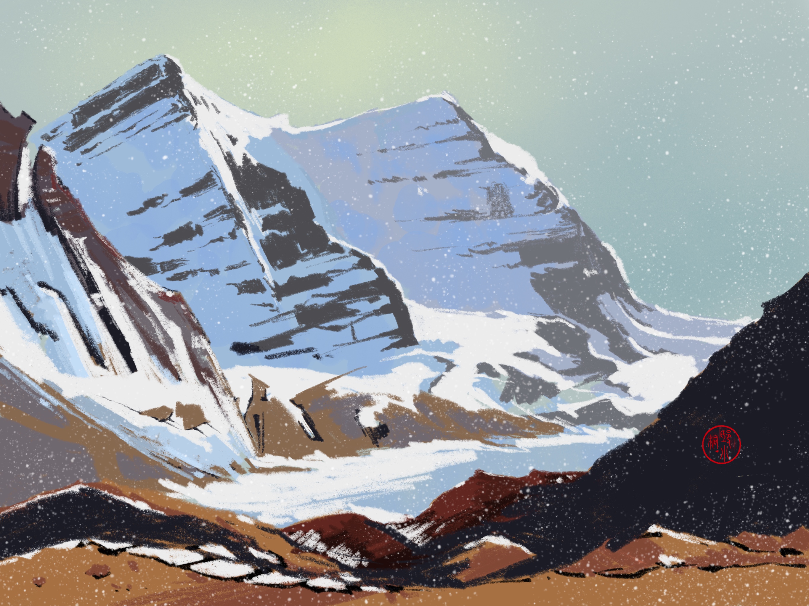 painting, creative, procerate painting，painting，Creative design，Hand drawn，