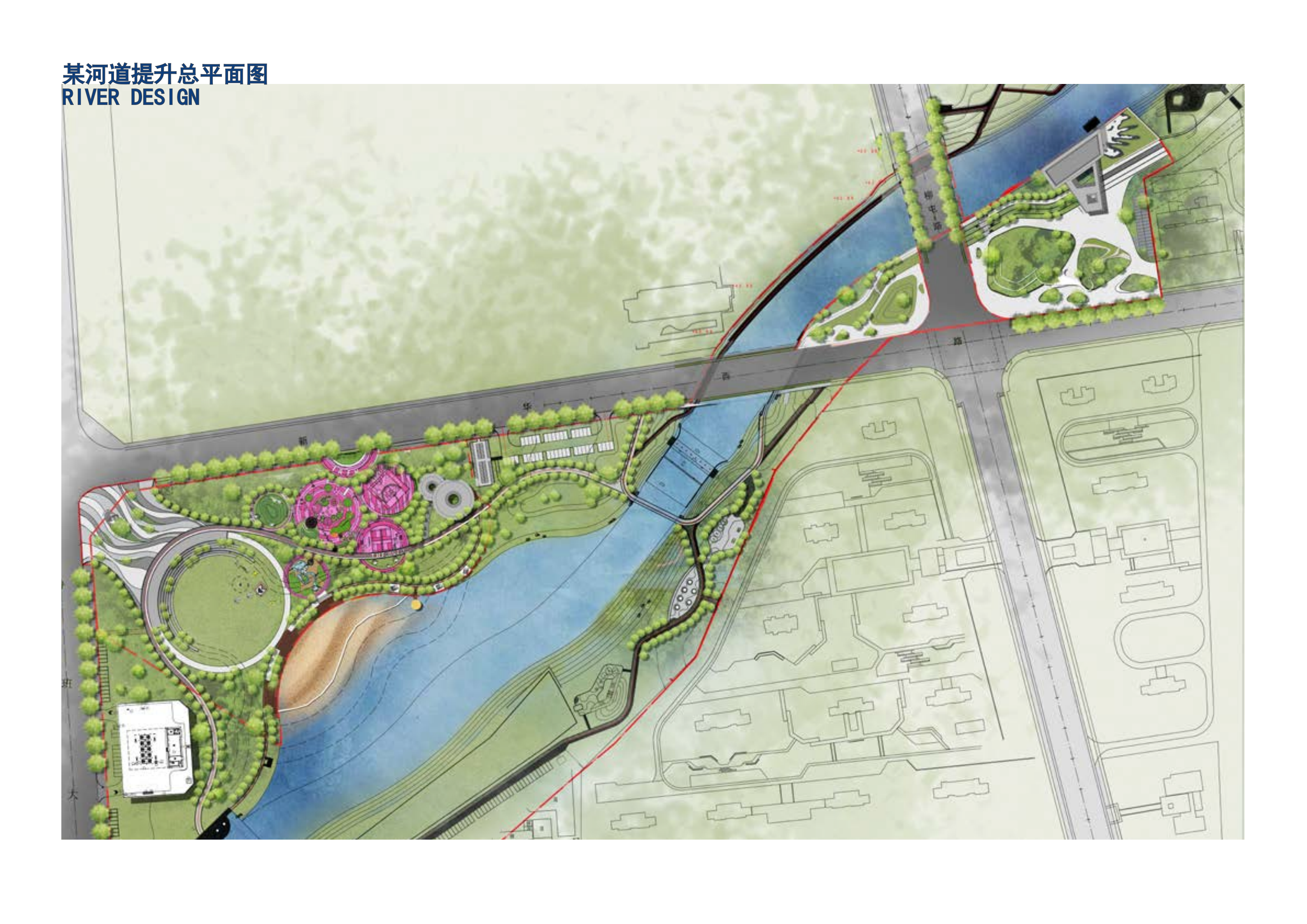 Design analysis diagram, typesetting，Landscape design，Cartoon Analysis Chart，Landscape Design Text，Text typesetting，