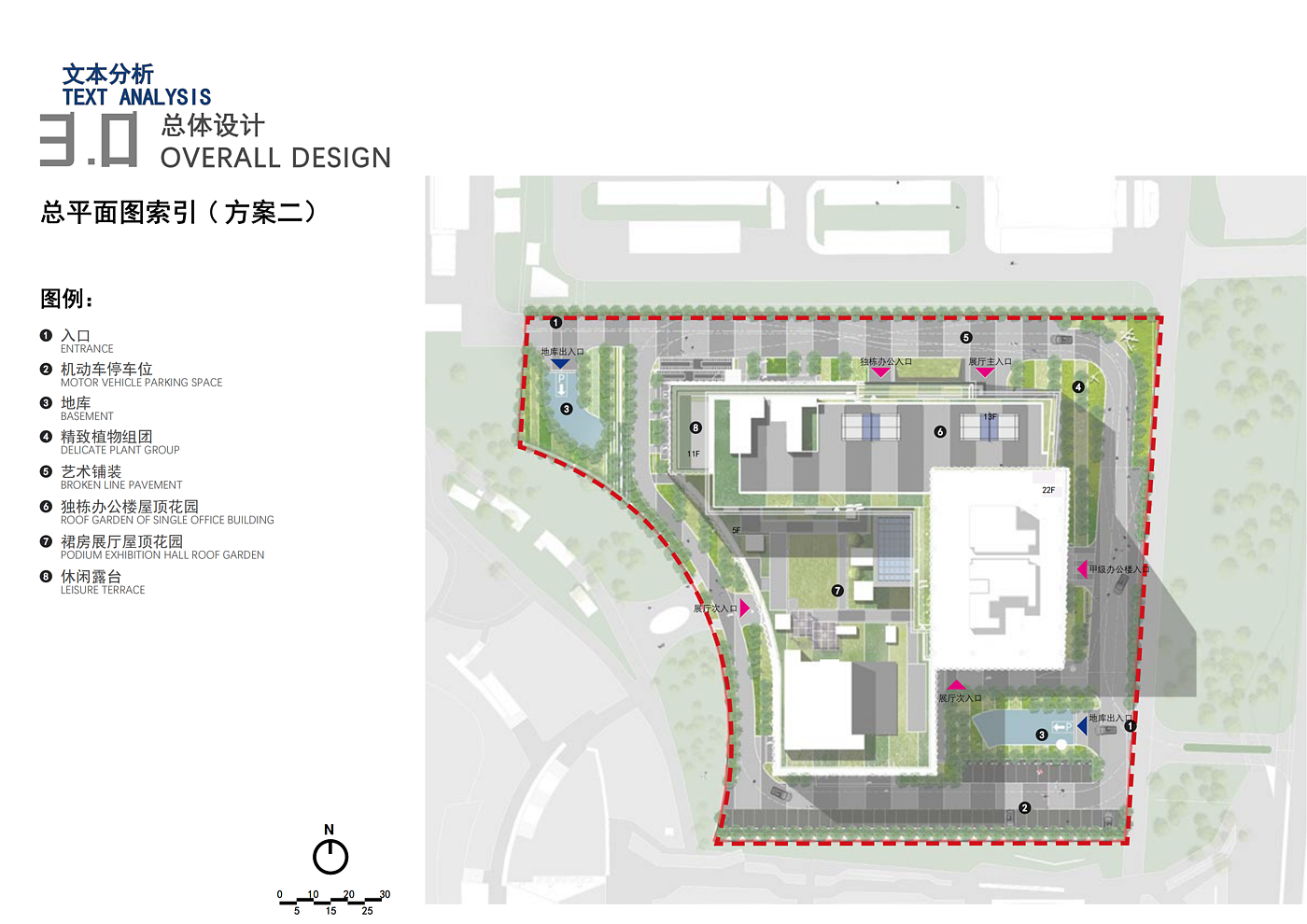 Design analysis diagram, typesetting，Landscape design，Cartoon Analysis Chart，Landscape Design Text，Text typesetting，