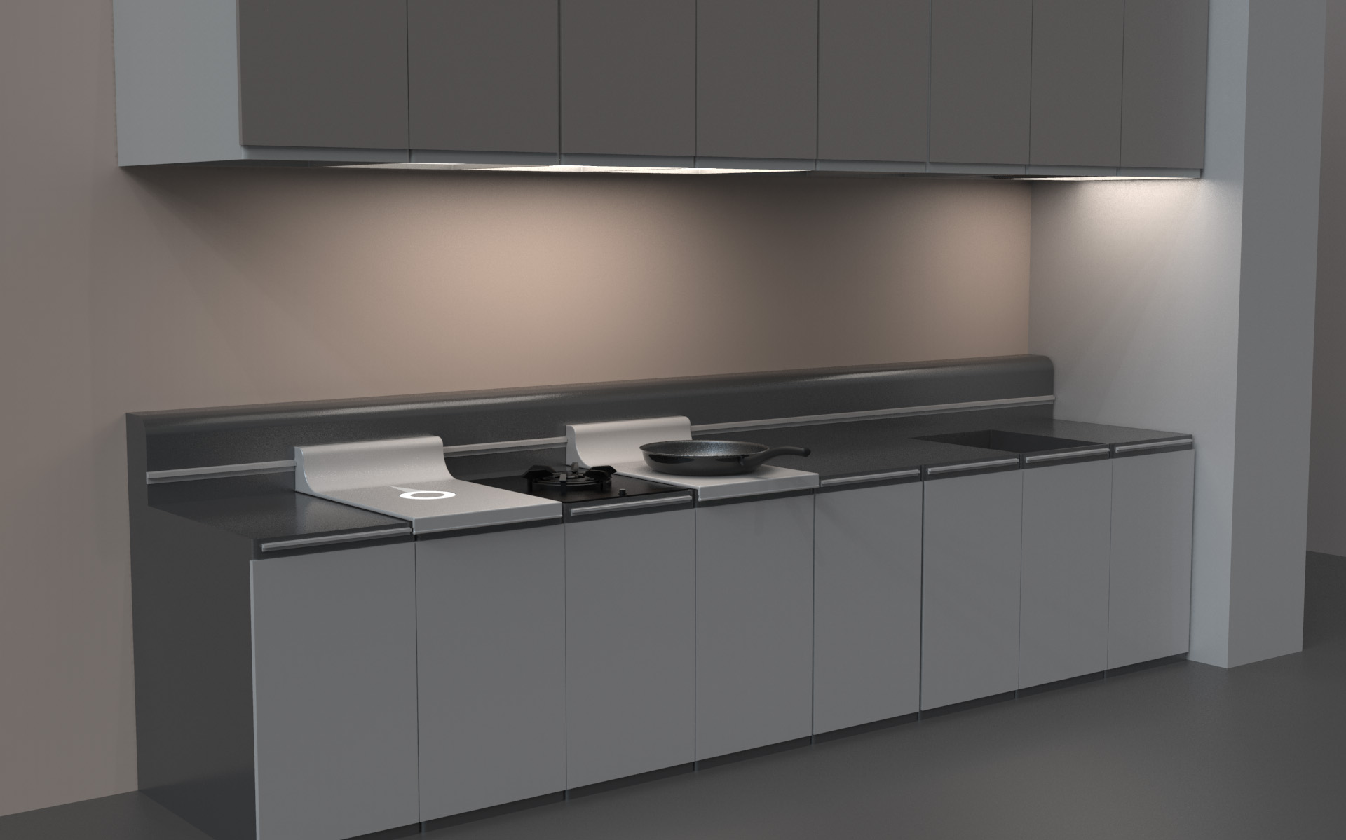 Light luxury，cooking bench，modularization，Electromagnetic furnace，Gas stove，