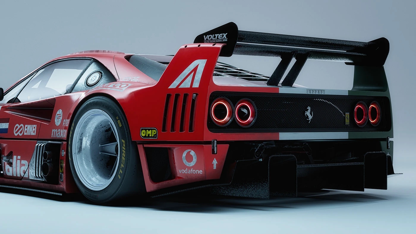 vehicle，automobile，Ferrari，Ferrari F40，