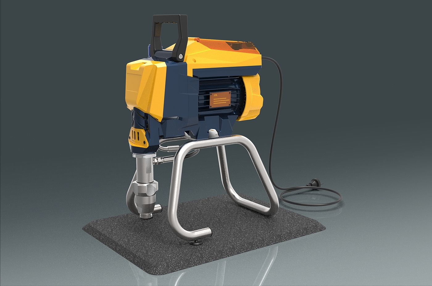 Plunger type spraying machine can spray all kinds of paint，