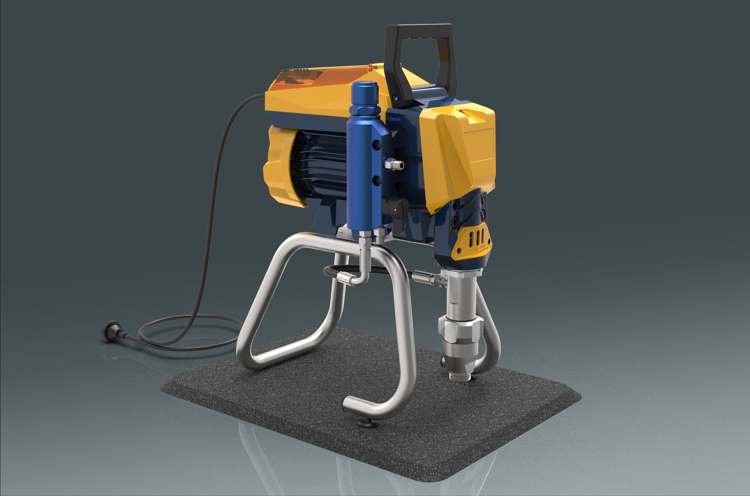 Plunger type spraying machine can spray all kinds of paint，
