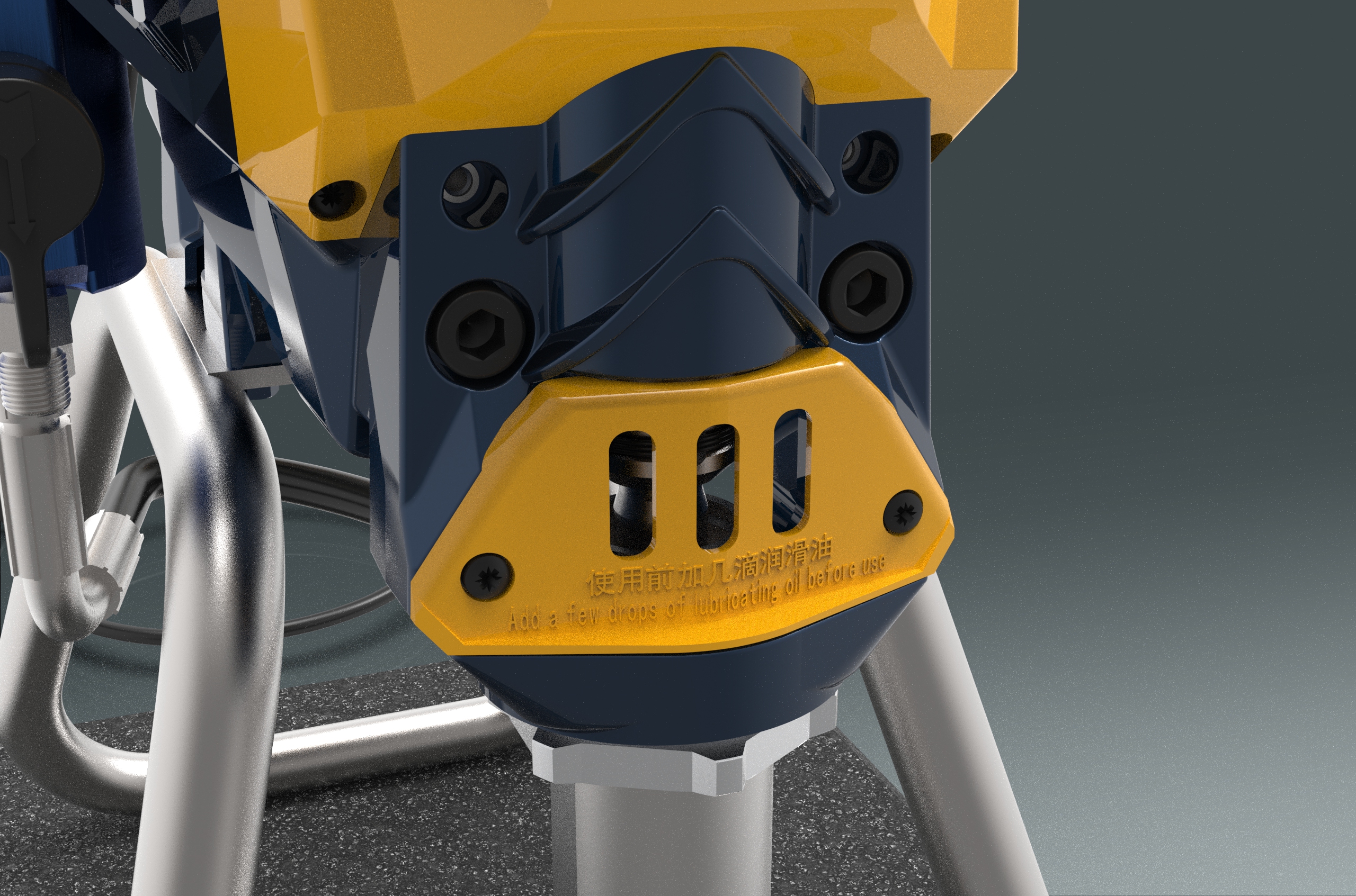 Plunger type spraying machine can spray all kinds of paint，