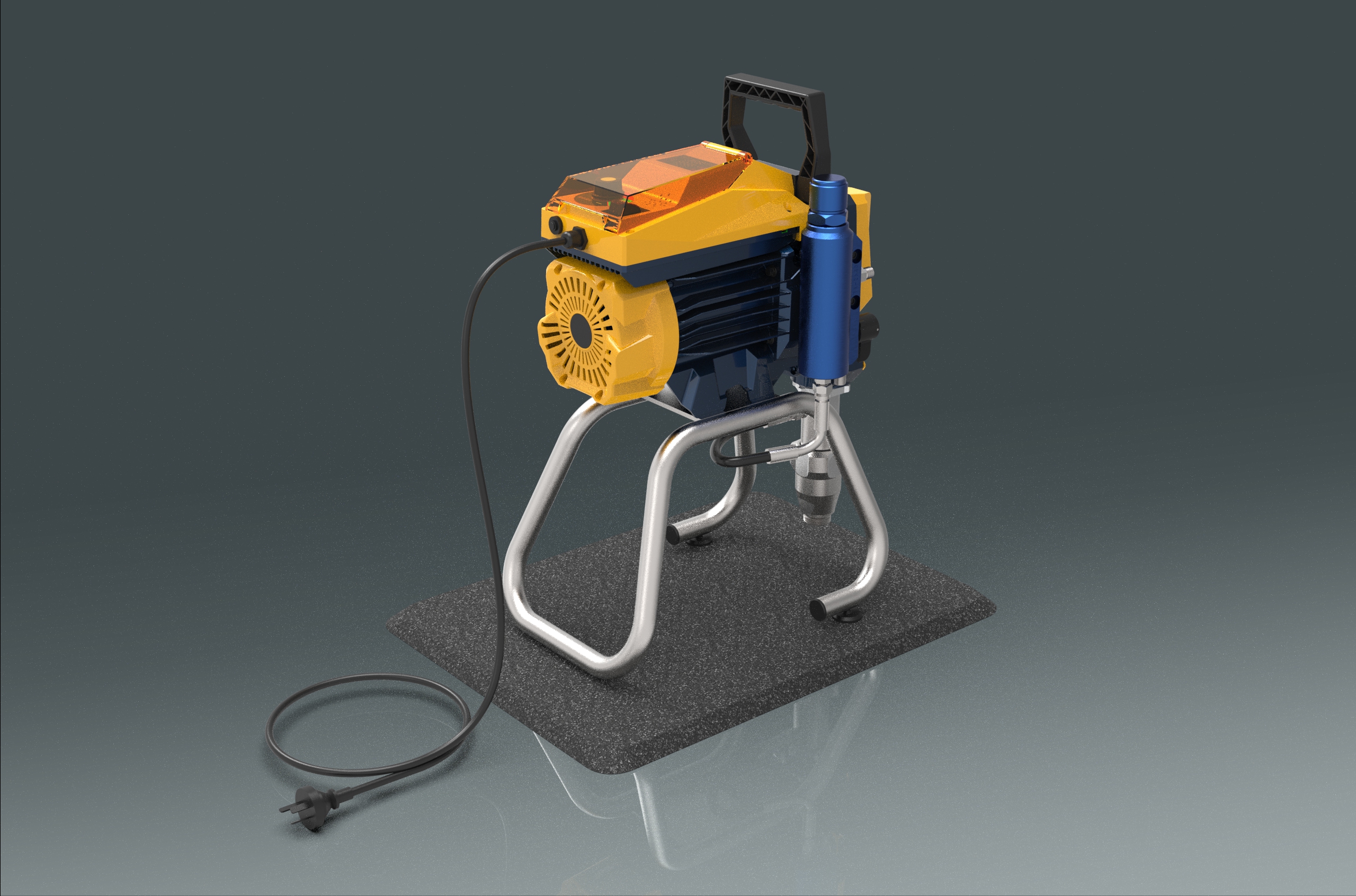 Plunger type spraying machine can spray all kinds of paint，