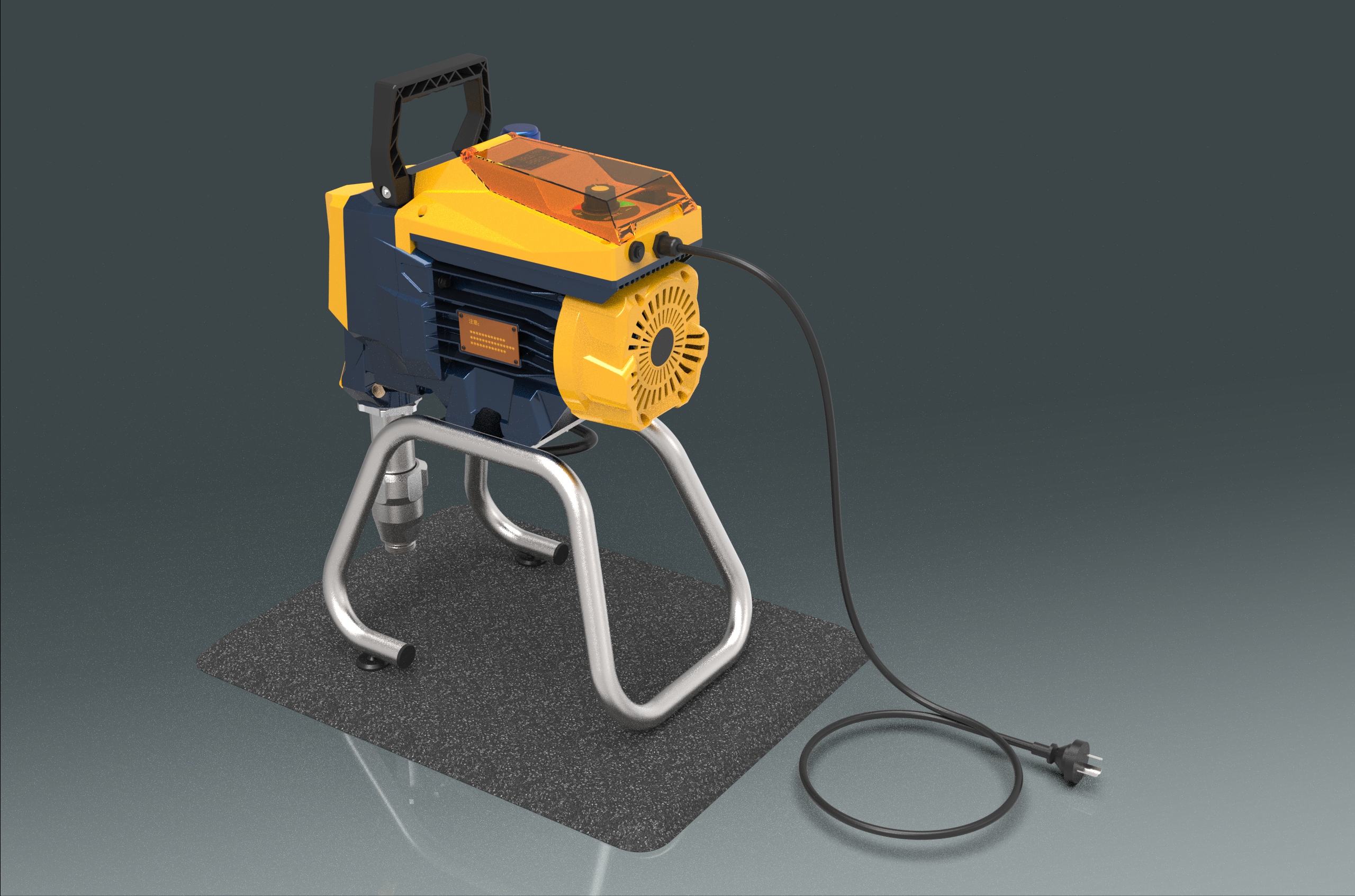 Plunger type spraying machine can spray all kinds of paint，