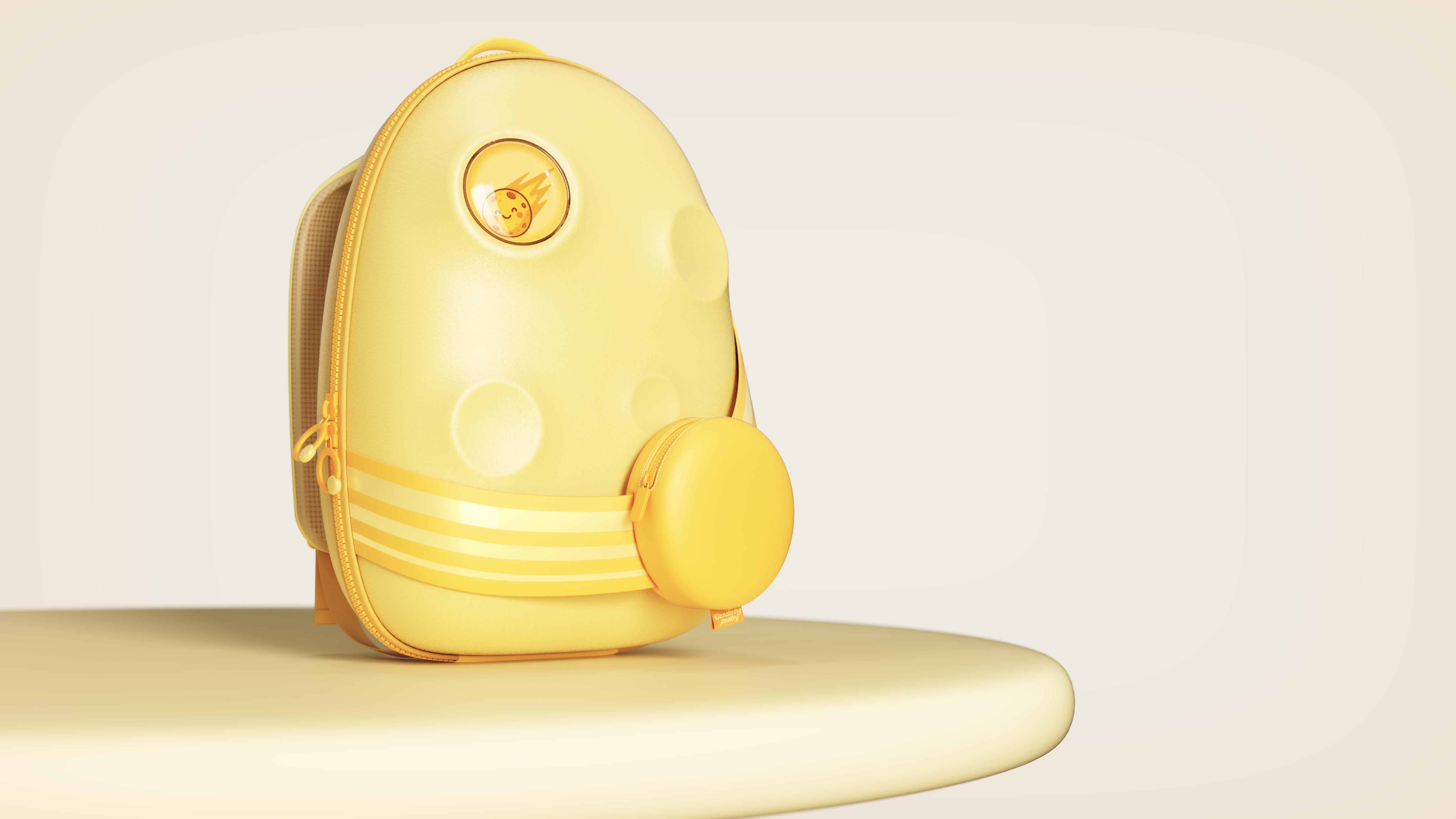 children，knapsack，industrial design，