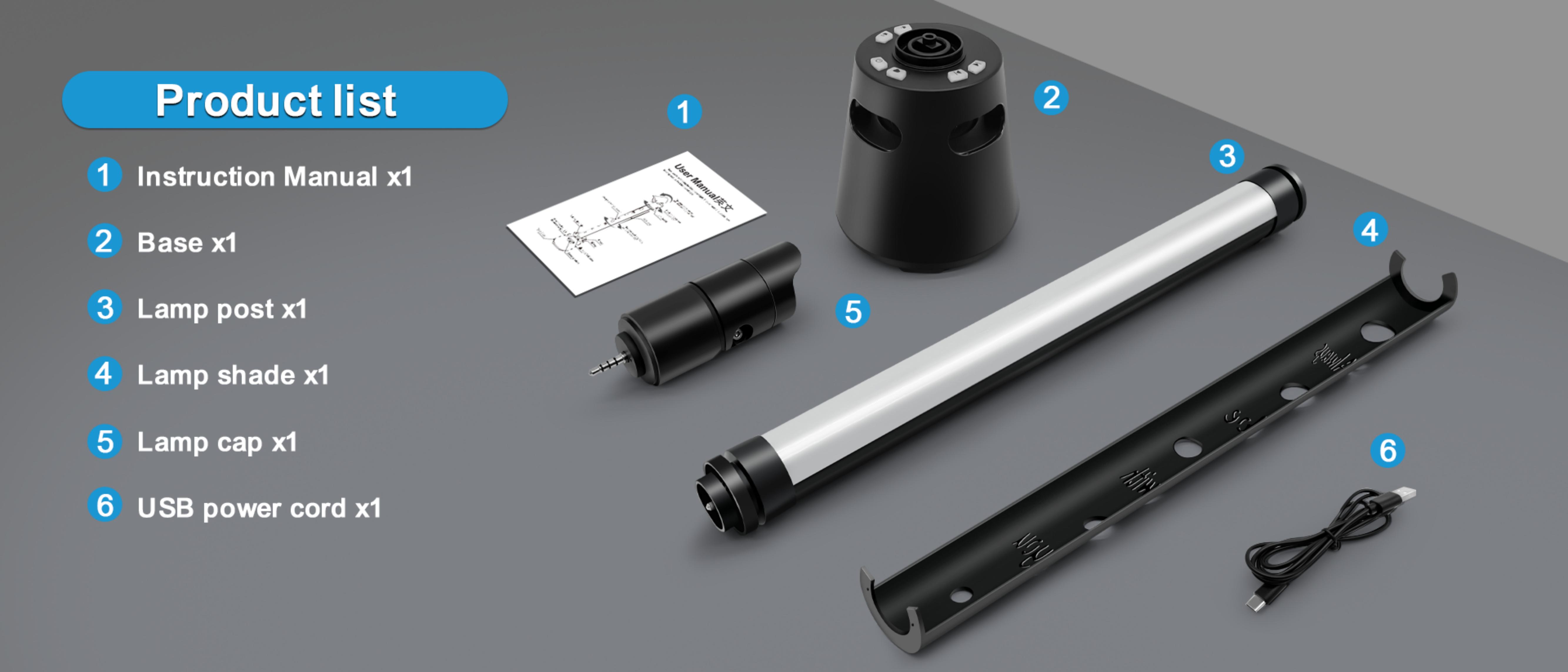 Atmosphere lamp，Pickup lamp，Desk lamp，Rhythm atmosphere lamp，