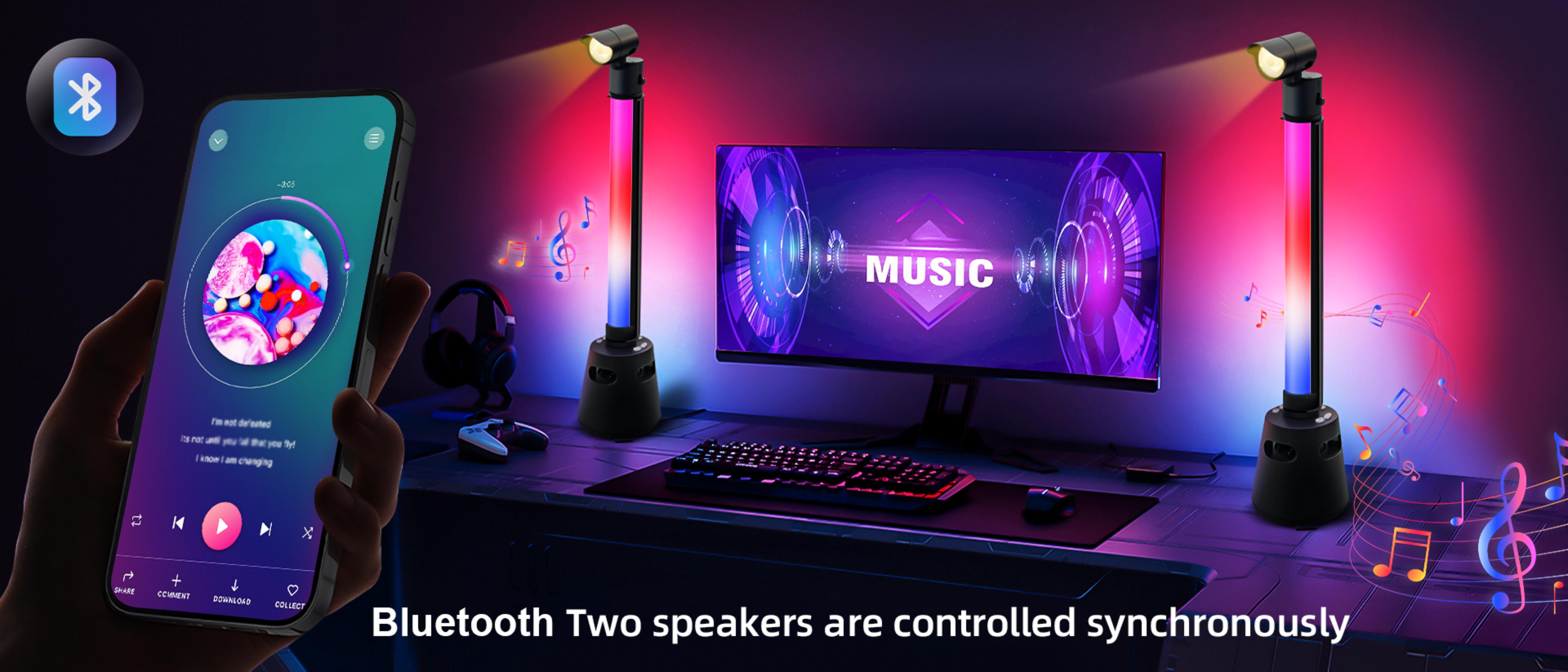 Atmosphere lamp，Pickup lamp，Desk lamp，Rhythm atmosphere lamp，