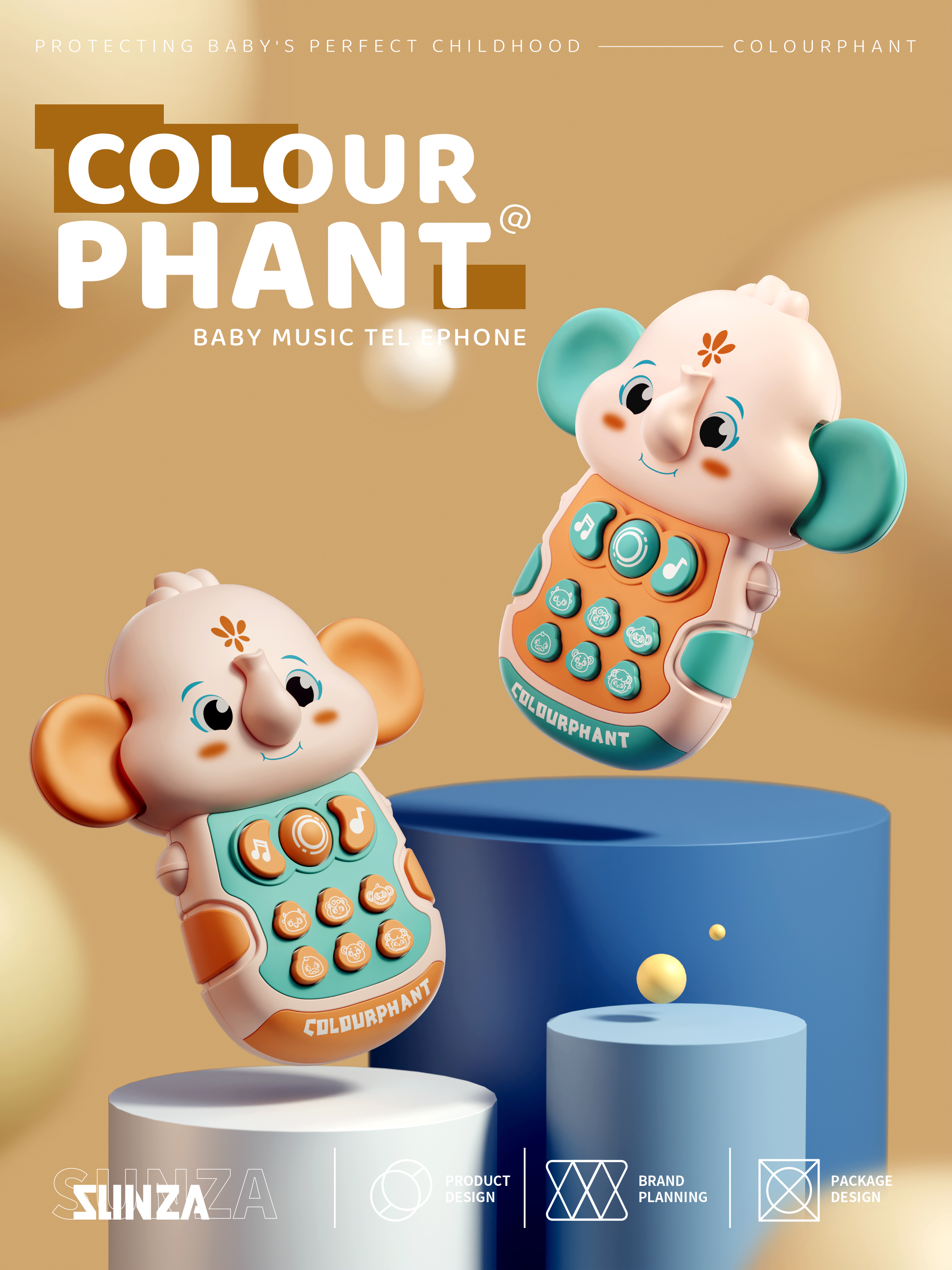 Table Artifact，IP，Toy design，packing design，Toy mobile phone，sucker，brand，Baby toys，