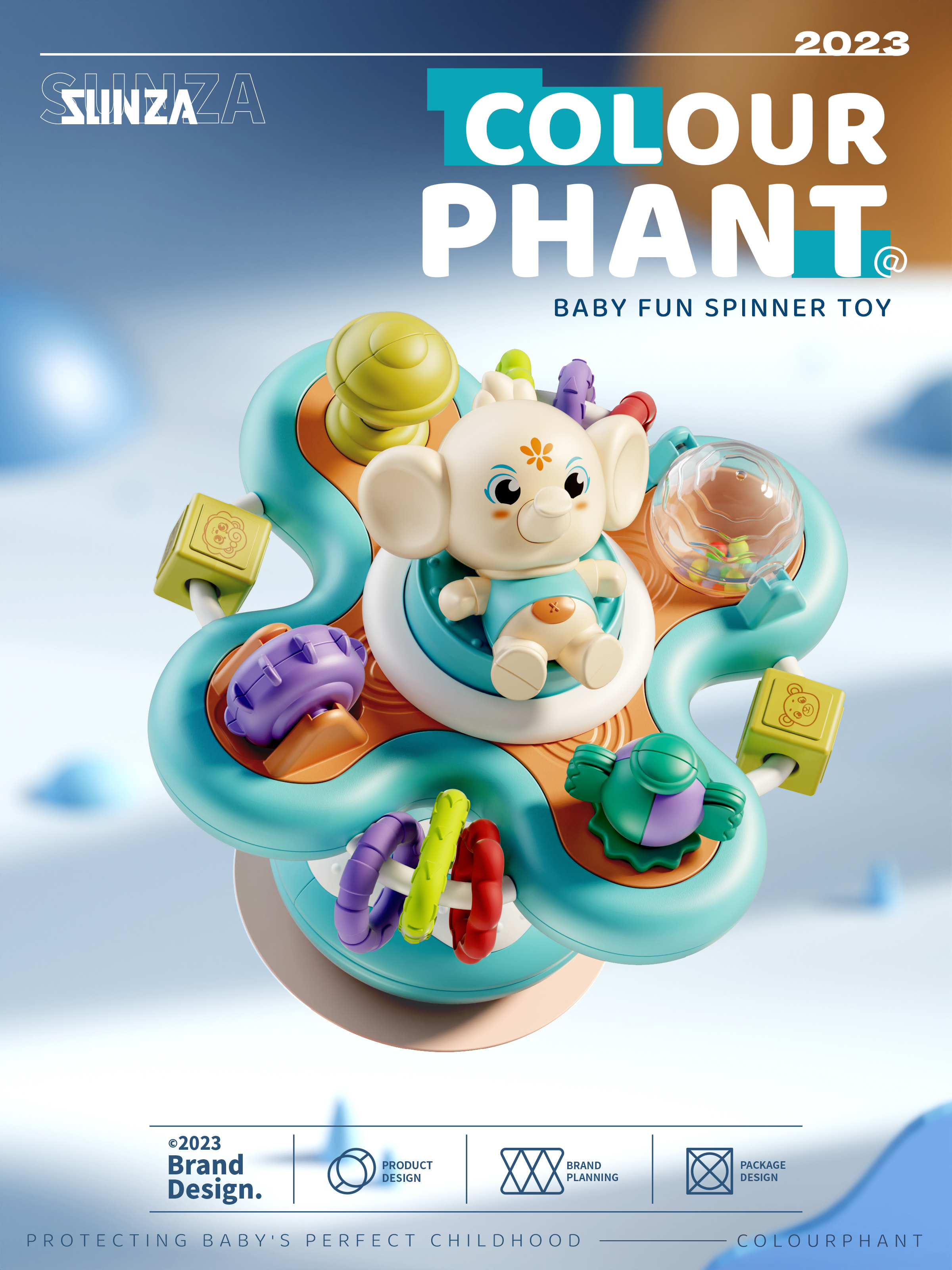 Table Artifact，IP，Toy design，packing design，Toy mobile phone，sucker，brand，Baby toys，