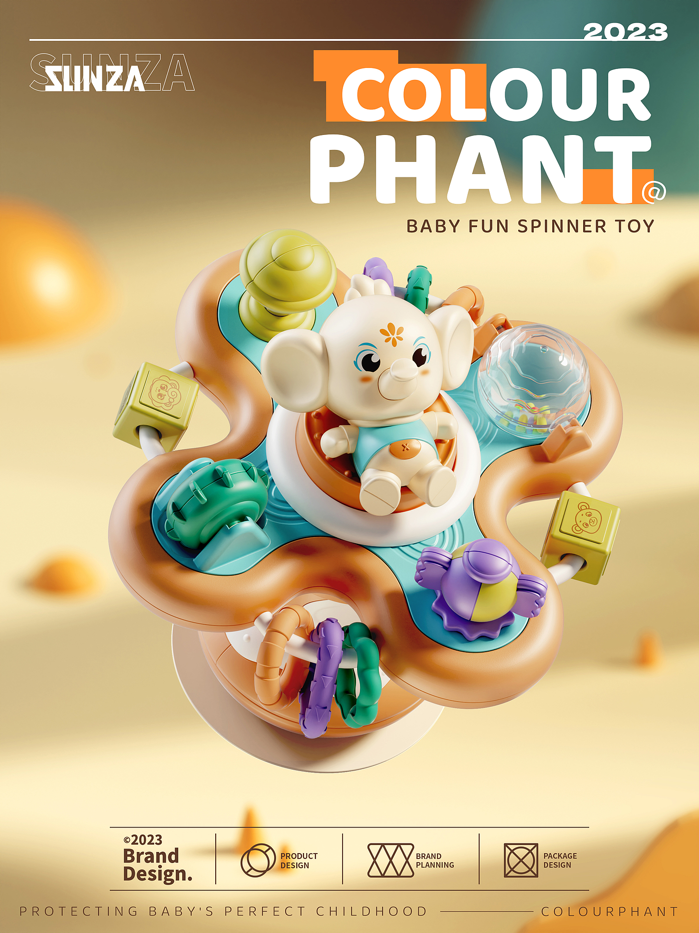Table Artifact，IP，Toy design，packing design，Toy mobile phone，sucker，brand，Baby toys，