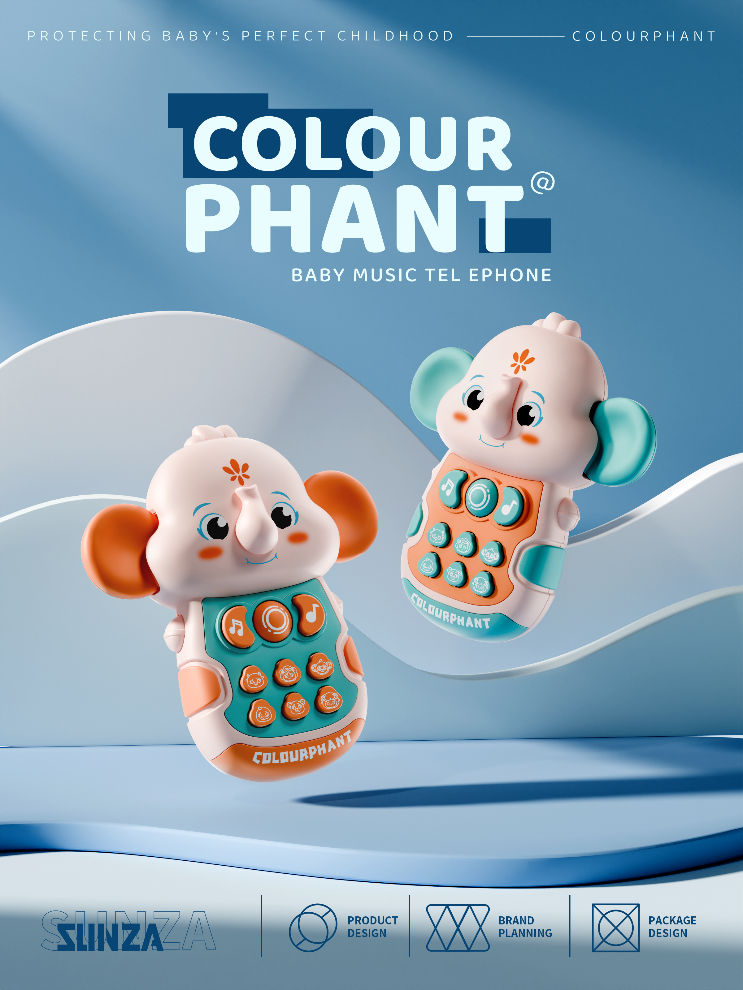 Table Artifact，IP，Toy design，packing design，Toy mobile phone，sucker，brand，Baby toys，