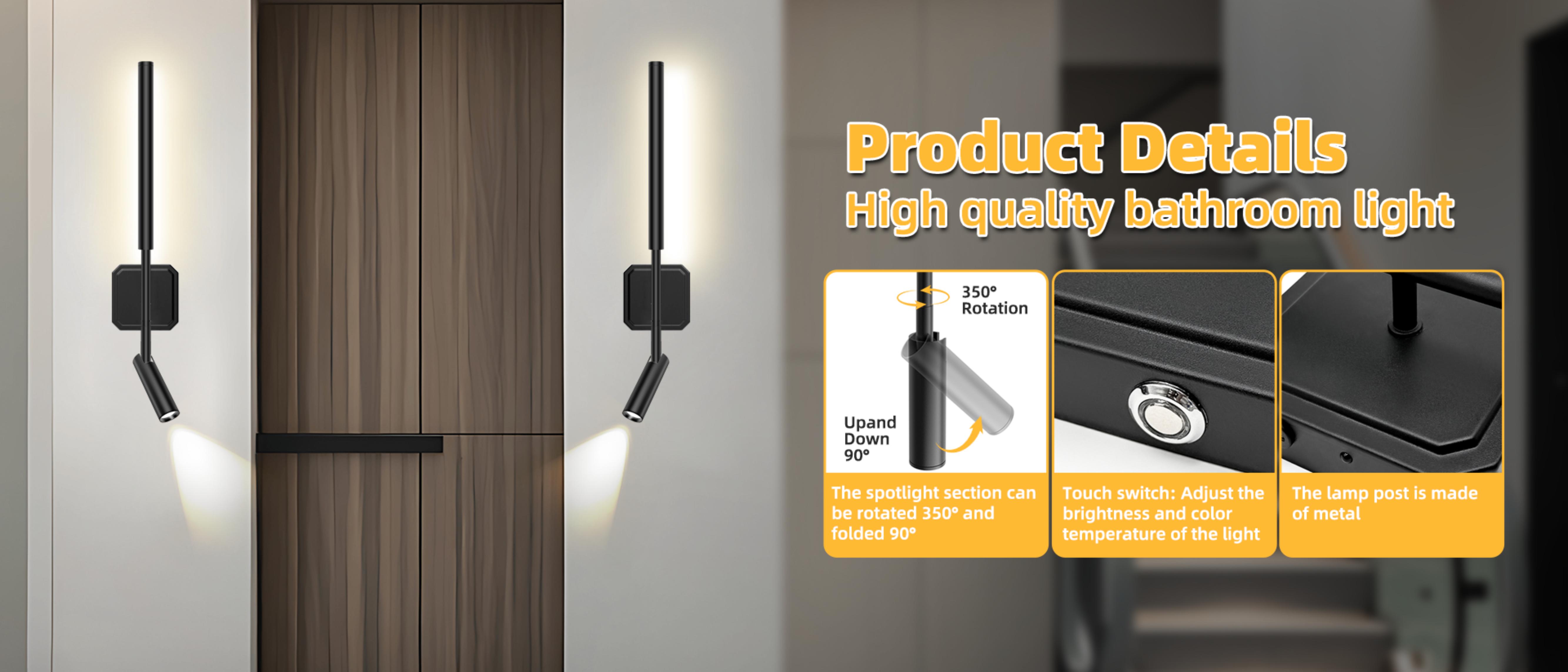 Wall lamp，Metal wall lamp，Removable wall lamp，Split wall lamp，