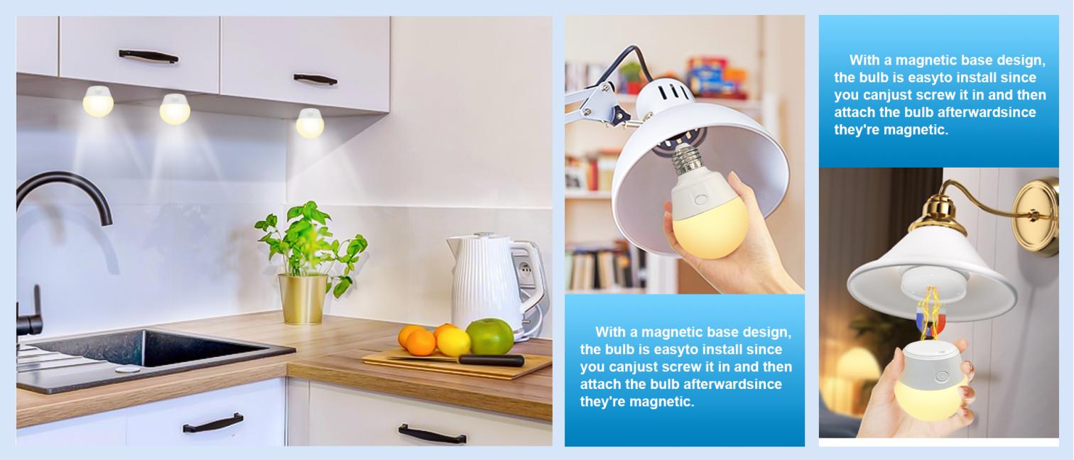 Bluetooth light bulb，Intelligent bulb，Rechargeable bulb，