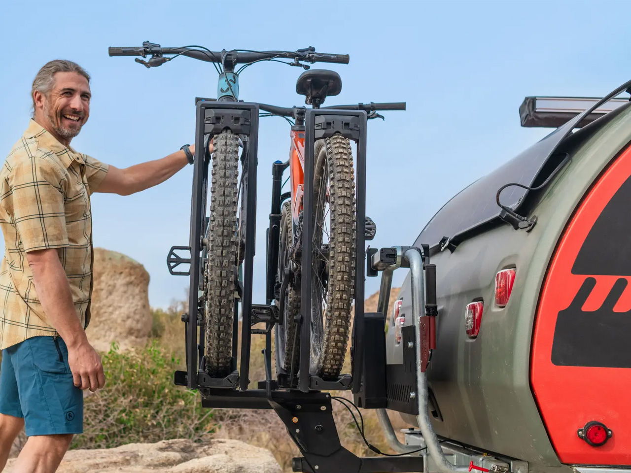 Mountain bike towing，Touring car，Mobile Repair Station，Wild Camping，Outdoor equipment，