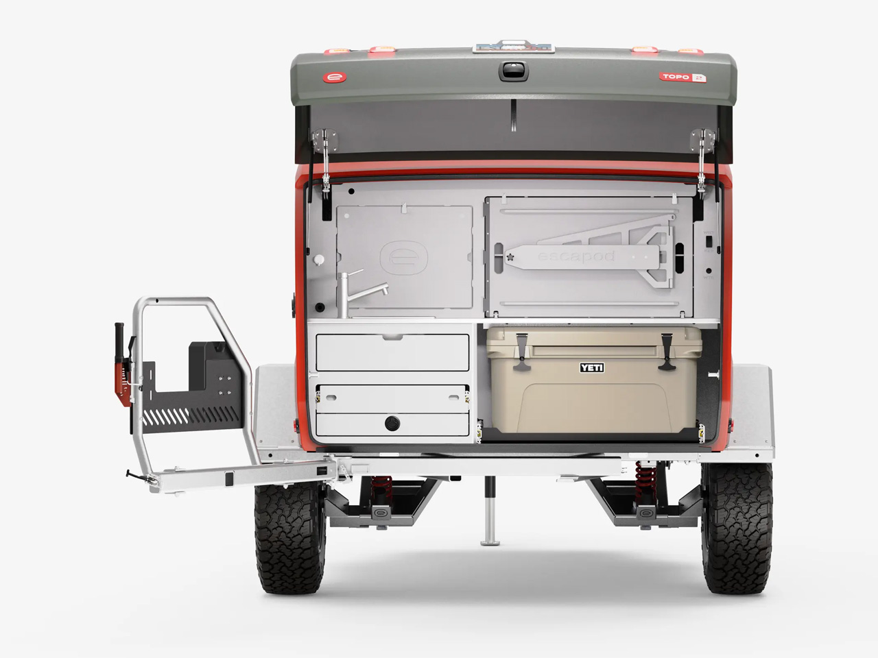 Mountain bike towing，Touring car，Mobile Repair Station，Wild Camping，Outdoor equipment，