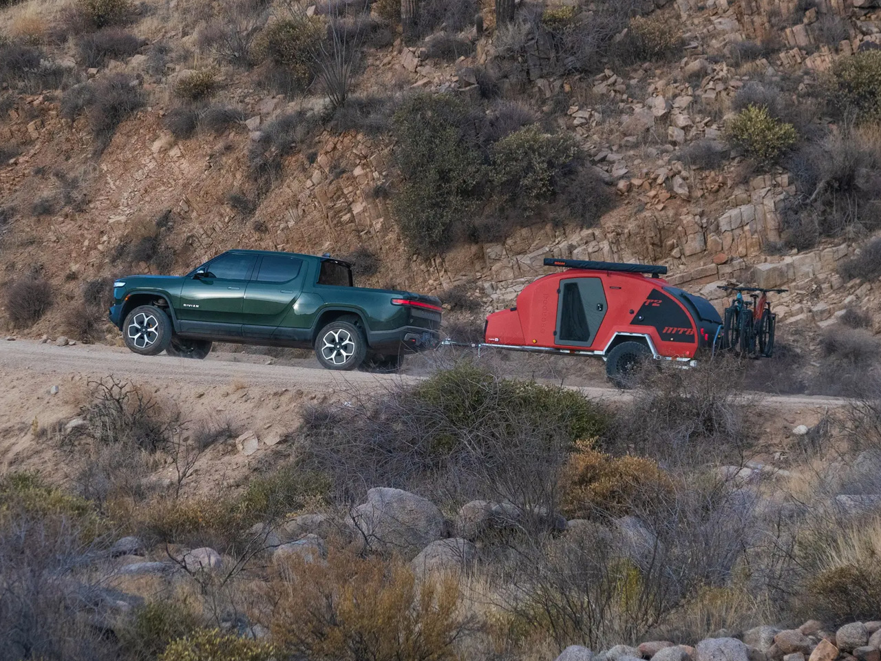 Mountain bike towing，Touring car，Mobile Repair Station，Wild Camping，Outdoor equipment，