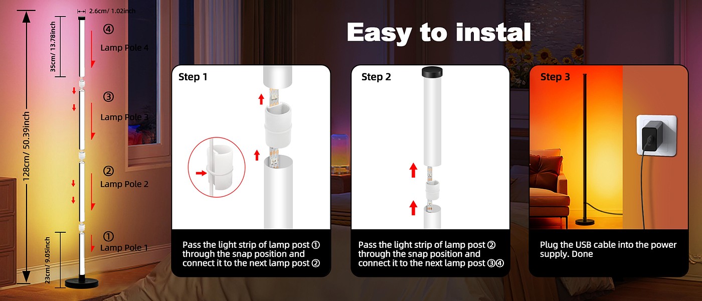 Floor lamp，Atmosphere lamp，