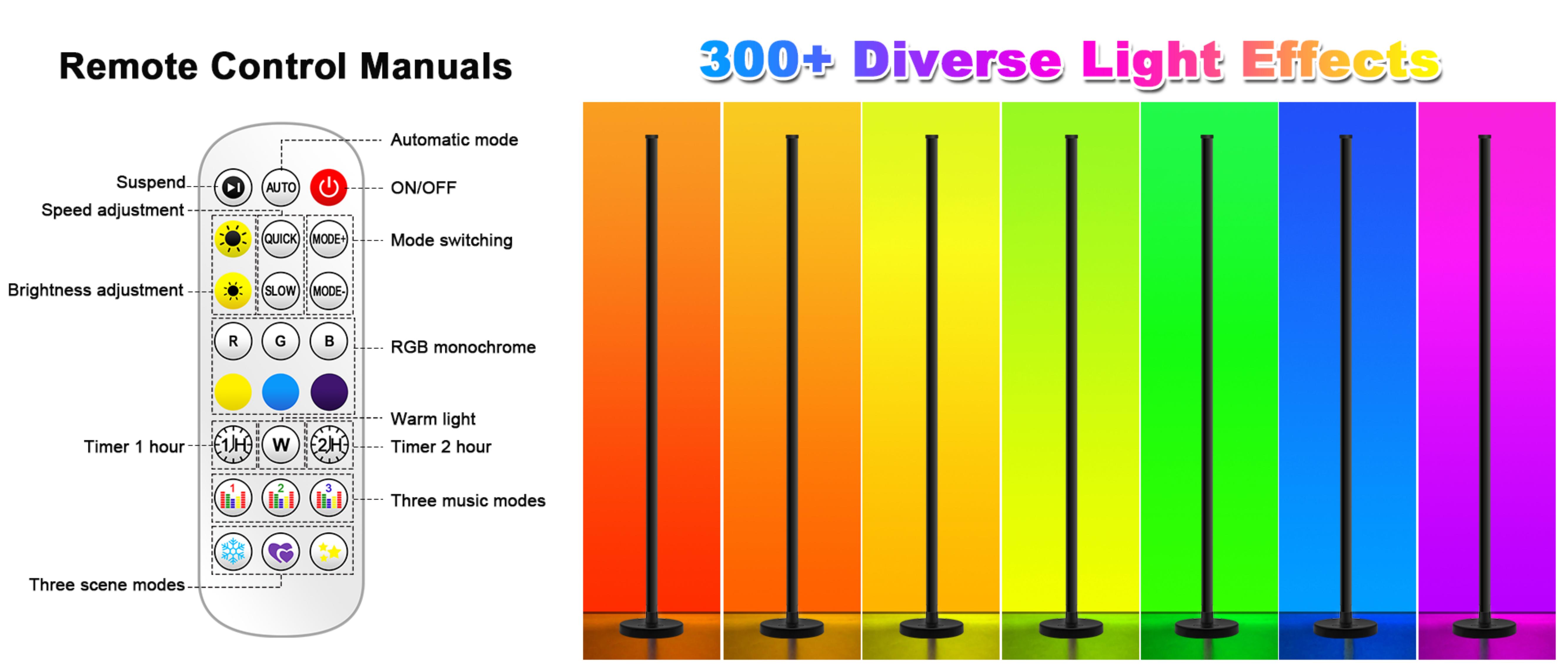 Floor lamp，Atmosphere lamp，