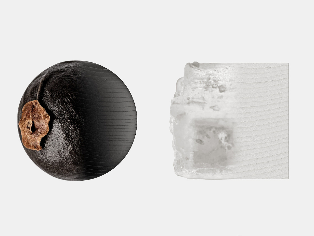 ELEMENTS grinder，Seasoning bottle，Desktop Aesthetics，Kitchen decoration，natural form design，