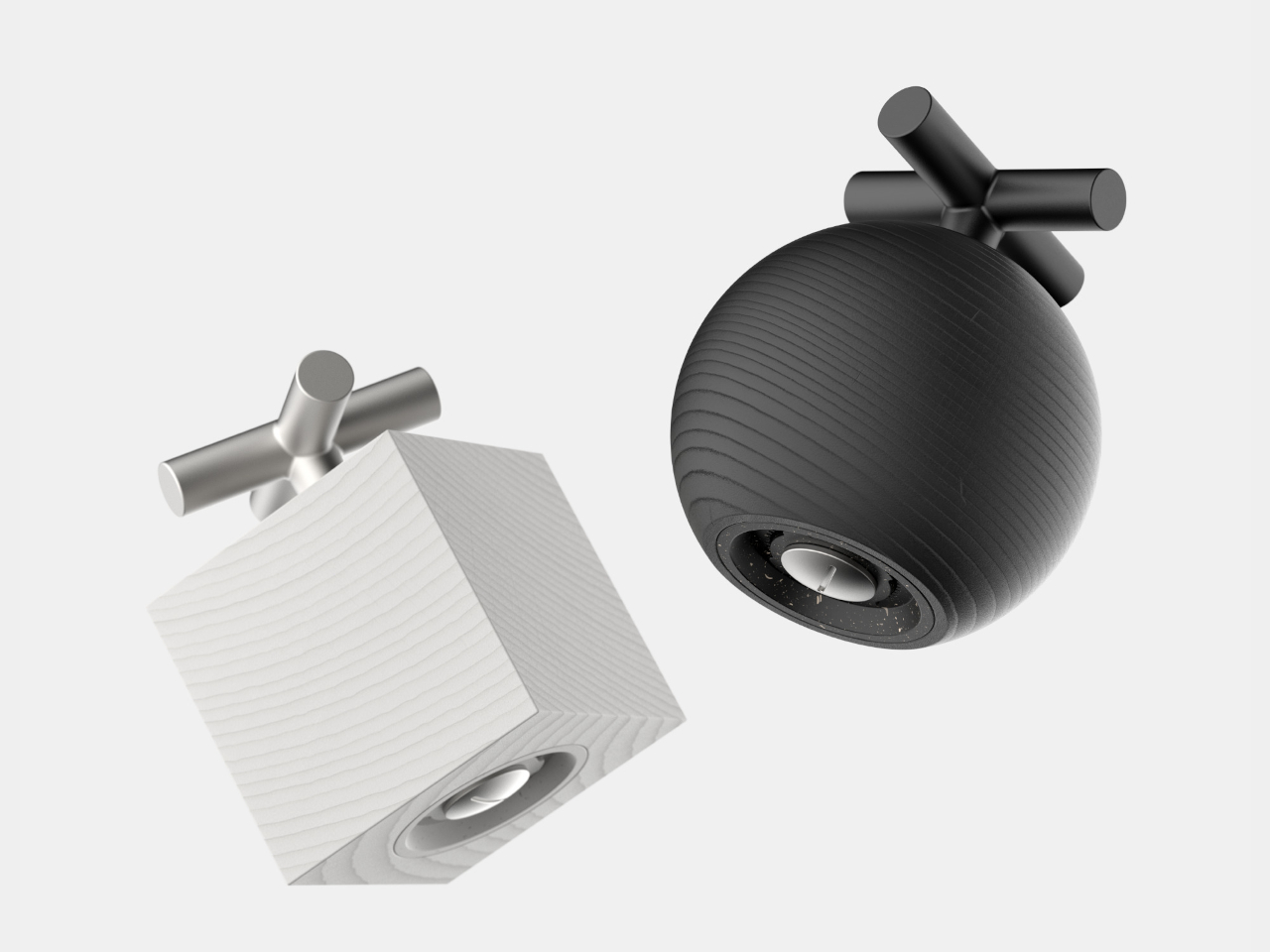 ELEMENTS grinder，Seasoning bottle，Desktop Aesthetics，Kitchen decoration，natural form design，